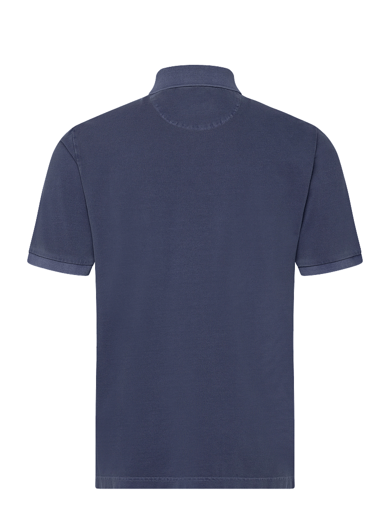 GANT - SUNFADED SS POLO - kortærmede poloer - dusty navy - 1