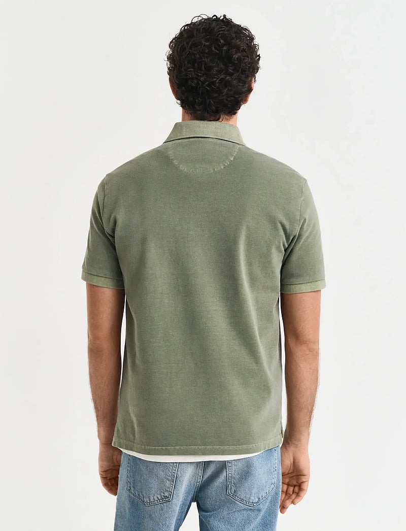 GANT - SUNFADED SS POLO - kurzärmelig - kalamata green - 3