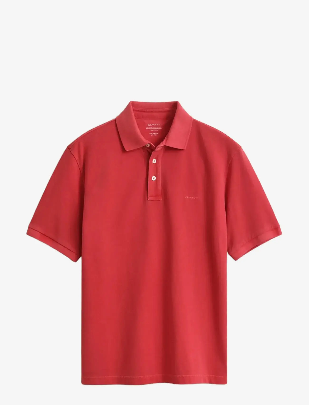 Gant - SUNFADED SS POLO - lühikeste varrukatega polod - rose red - 1