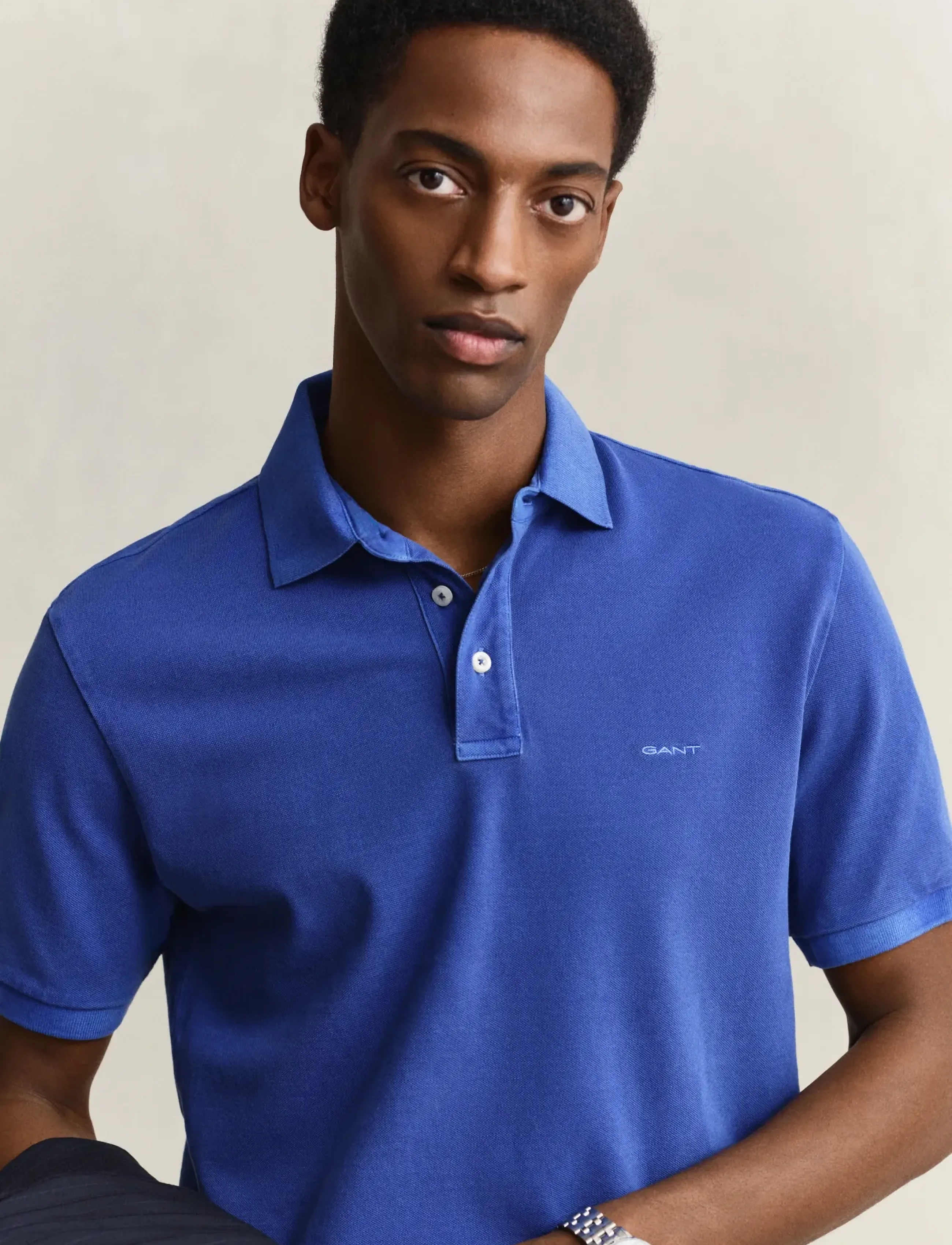 Gant - SUNFADED SS POLO - kortärmade pikéer - royal blue - 3