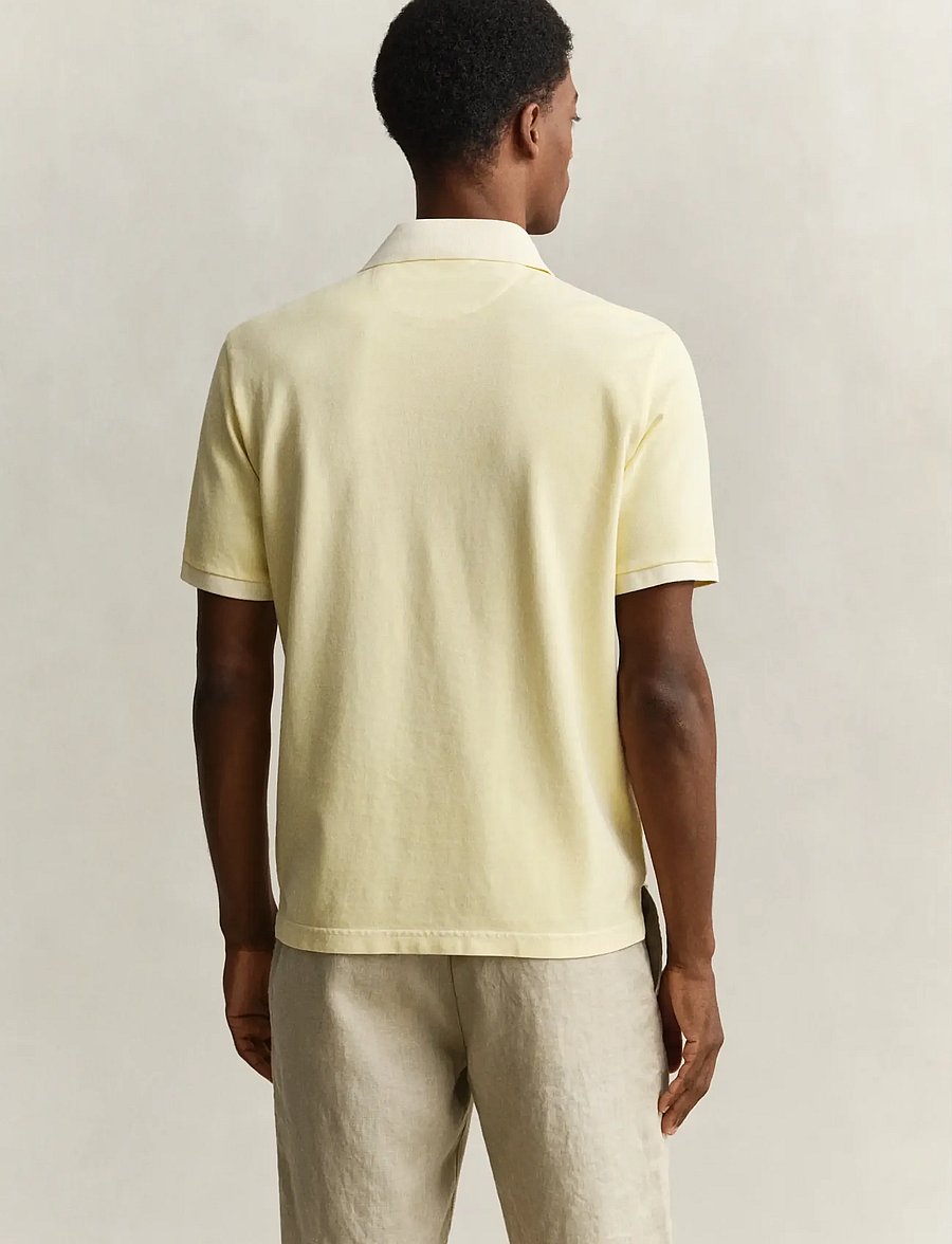 Gant - SUNFADED SS POLO - lühikeste varrukatega polod - vanilla yellow - 2