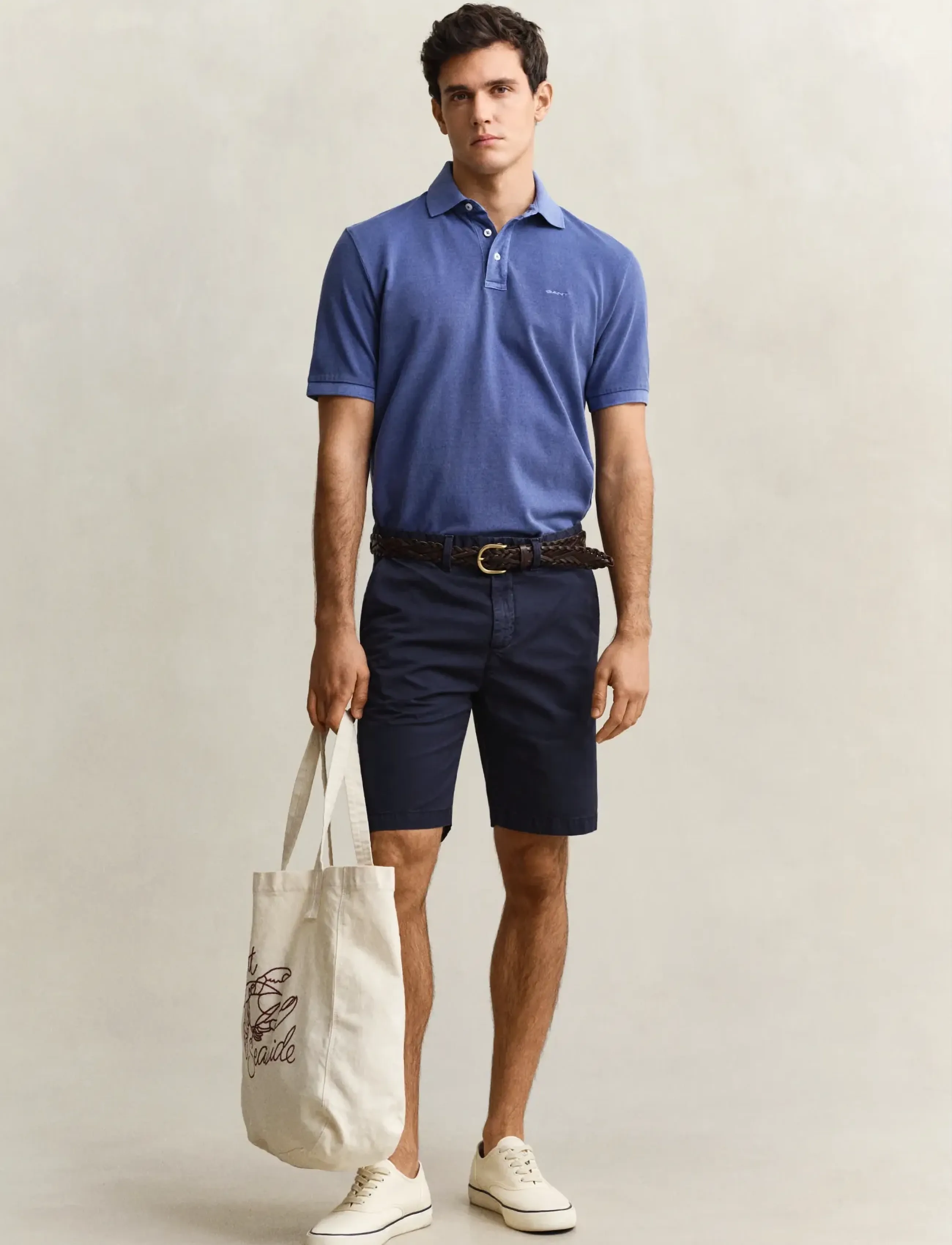 Gant - SUNFADED SS POLO - short-sleeved polos - vintage blue - 4