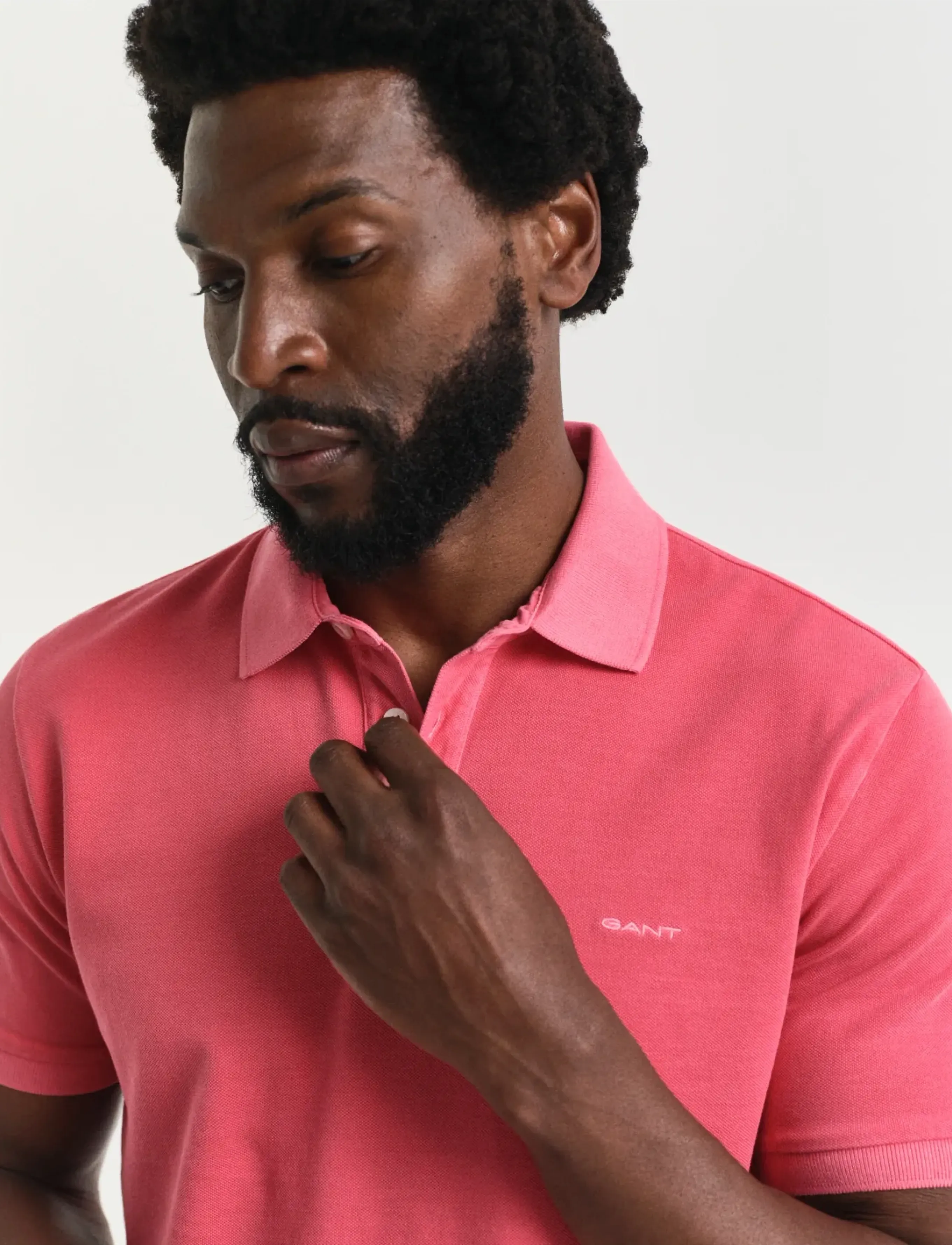 Gant - SUNFADED SS POLO - kortermede - watermelon red - 4
