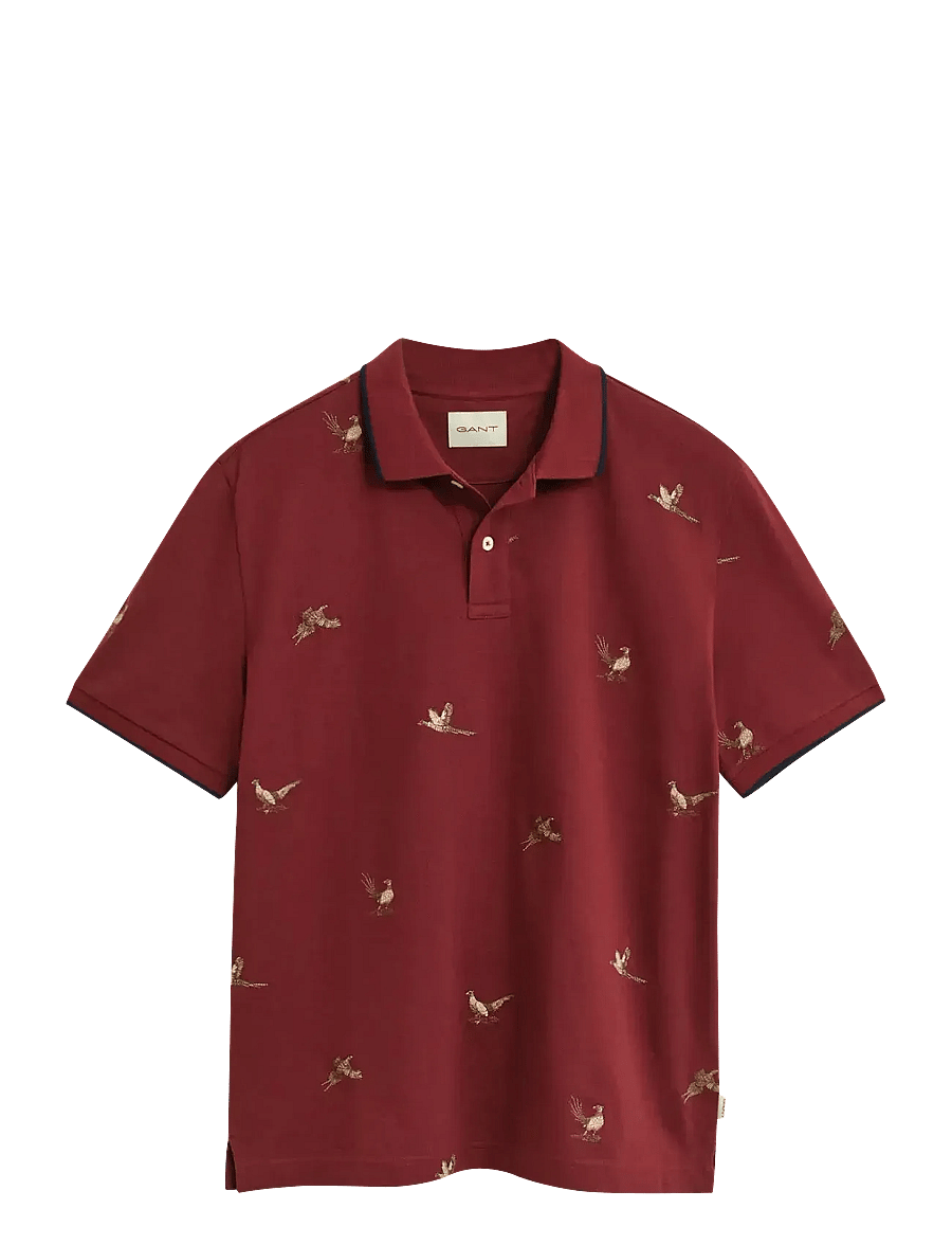 Gant - EMBROIDERED SS POLO - kurzärmelig - plumped red - 1