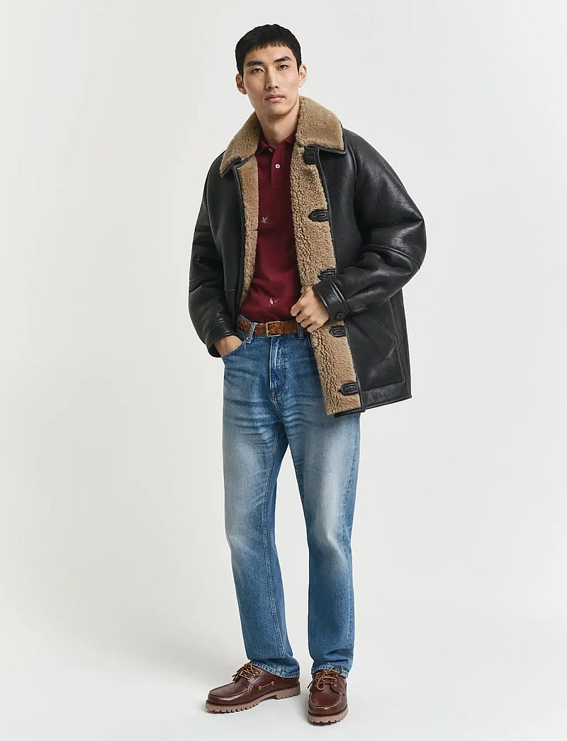 GANT - EMBROIDERED SS POLO - kortärmade pikéer - plumped red - 4