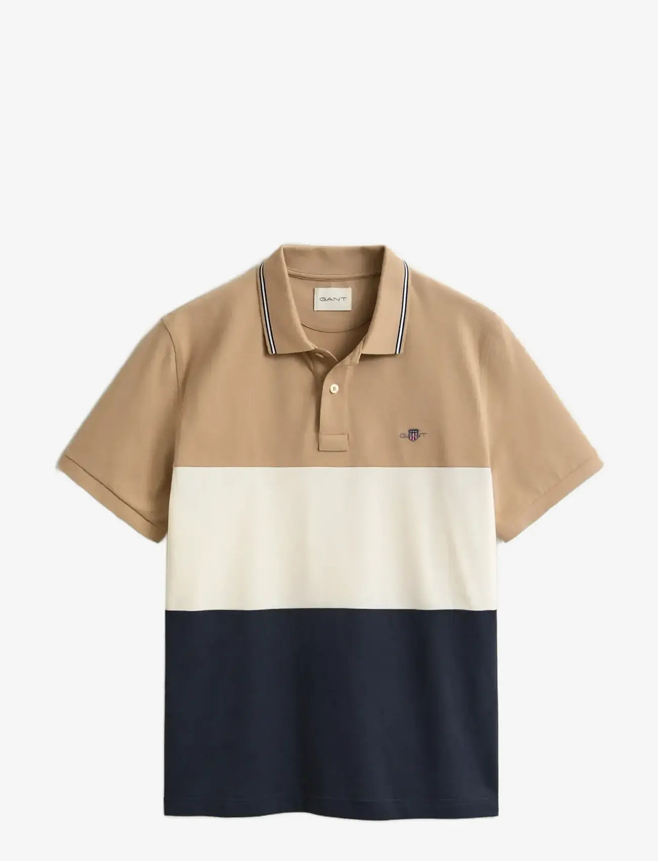GANT - CUT AND SEWN SS POLO - lühikeste varrukatega polod - evening blue - 1