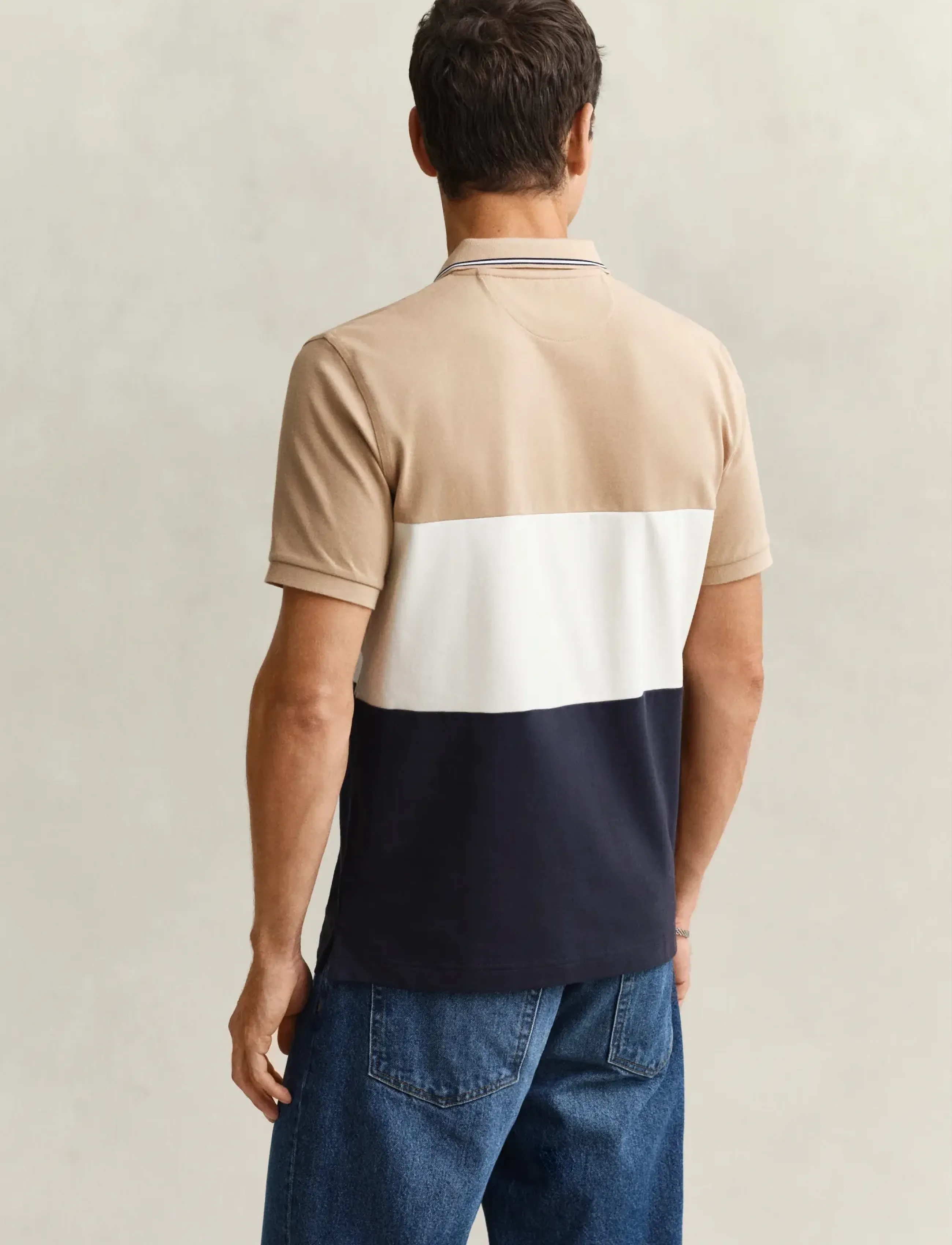 Gant - CUT AND SEWN SS POLO - kortærmede poloer - evening blue - 2