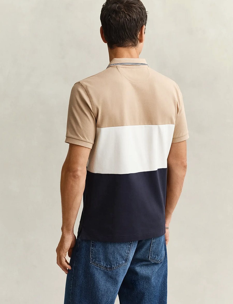 Gant - CUT AND SEWN SS POLO - kortærmede poloer - evening blue - 2