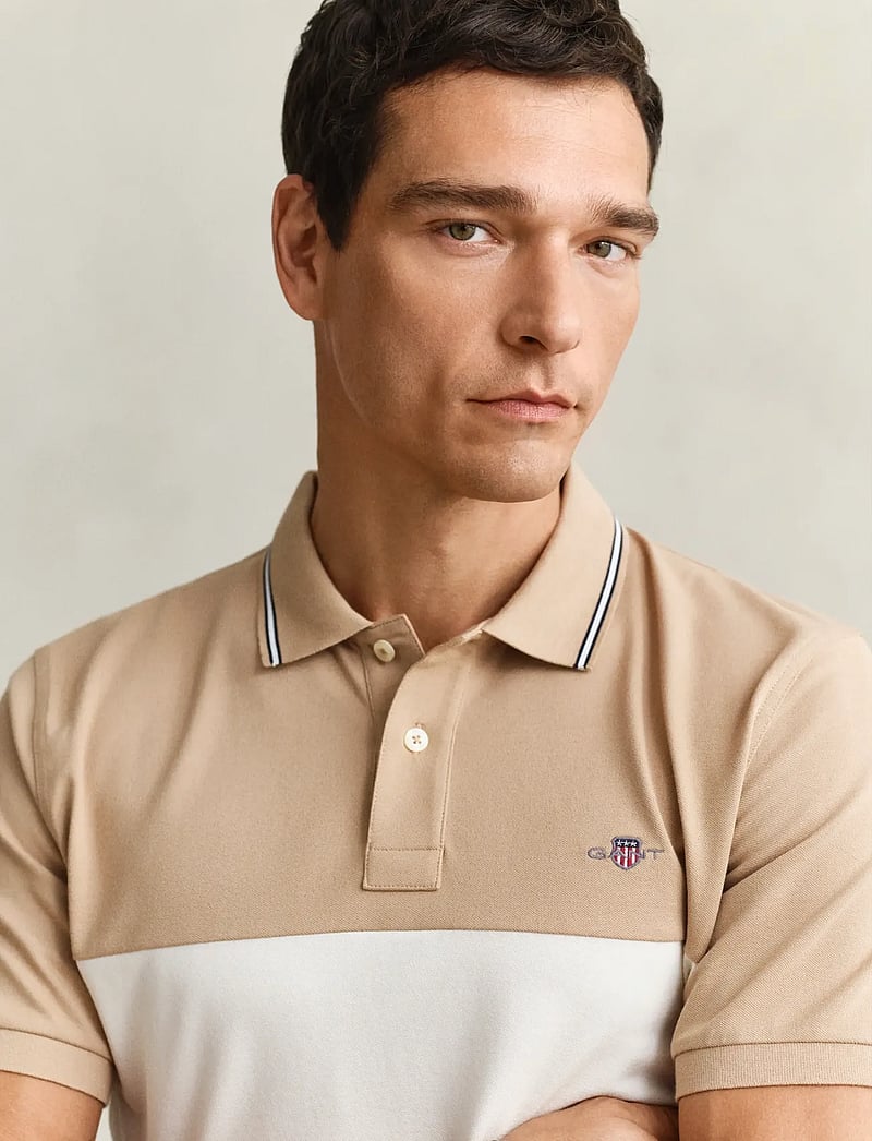 GANT - CUT AND SEWN SS POLO - lühikeste varrukatega polod - evening blue - 3
