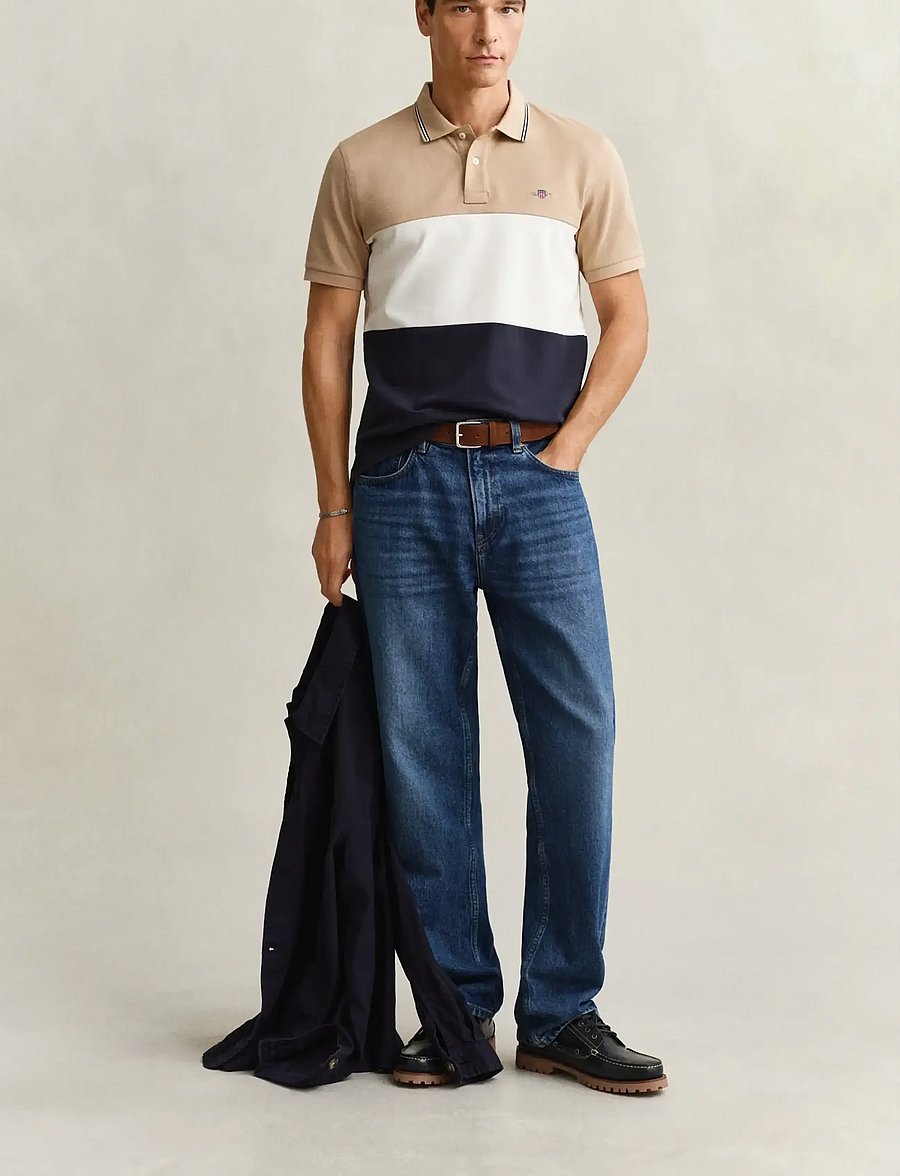 Gant - CUT AND SEWN SS POLO - kortærmede poloer - evening blue - 4