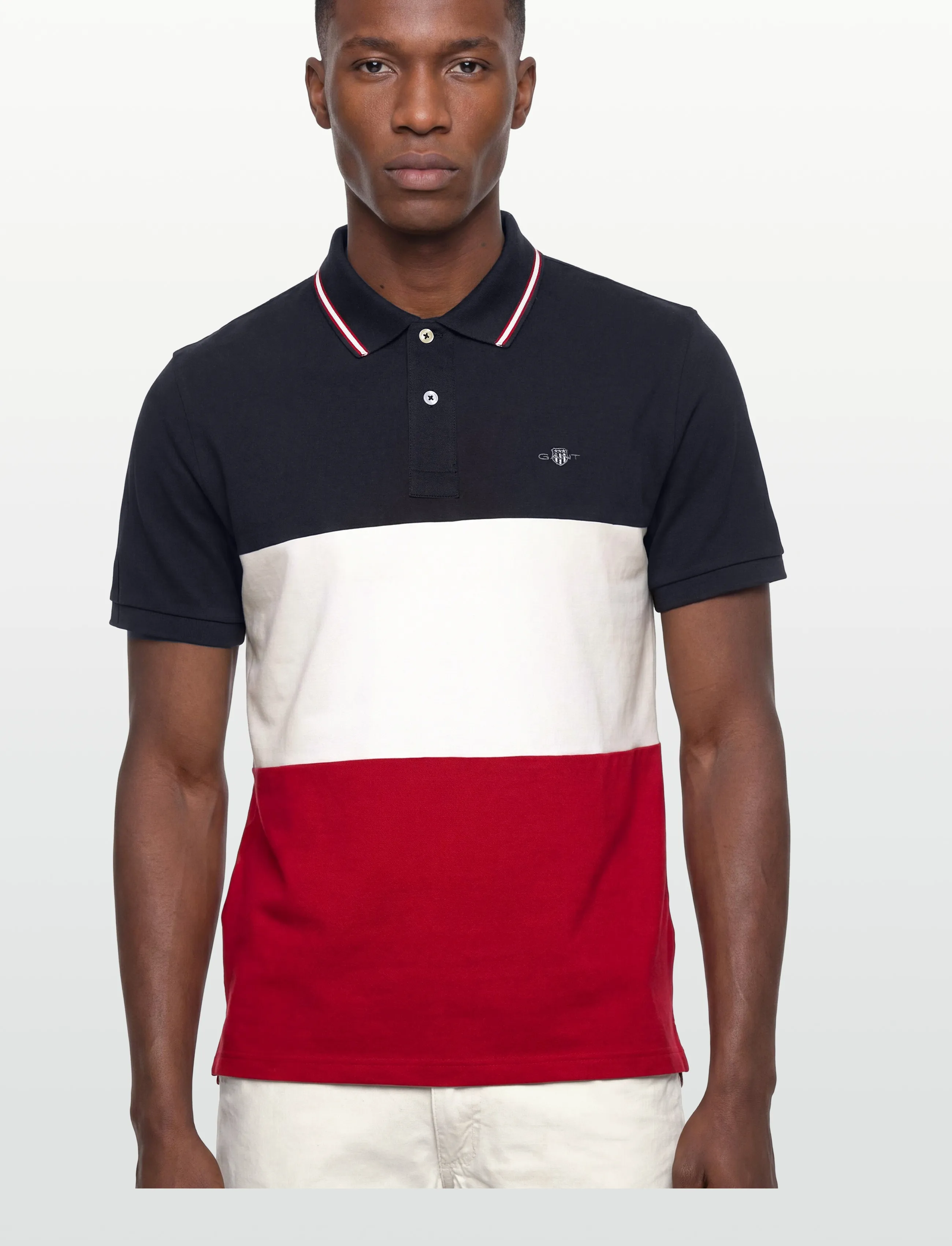 Gant - CUT AND SEWN SS POLO - kortærmede poloer - ruby red - 3