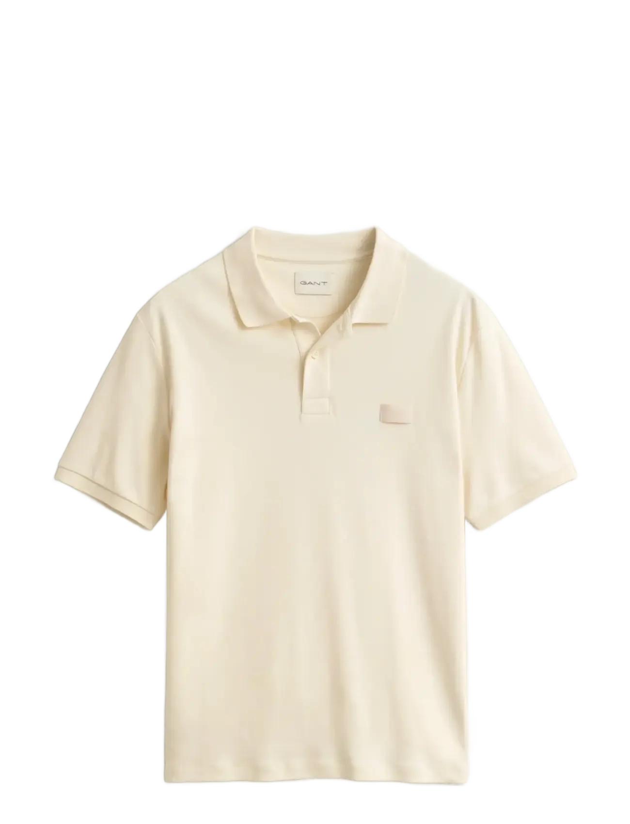 GANT Interlock Ss Polo Cream - L - Herren