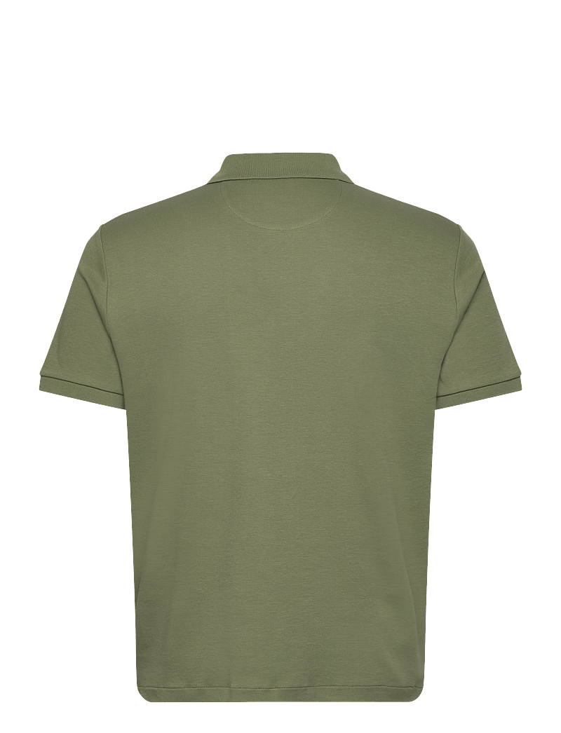 GANT - INTERLOCK SS POLO - kortærmede poloer - dry herb green - 1