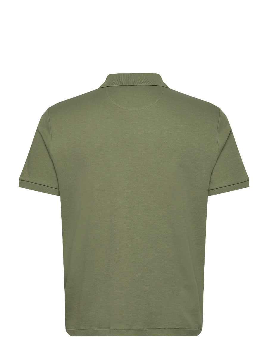 Gant - INTERLOCK SS POLO - kortærmede poloer - dry herb green - 2