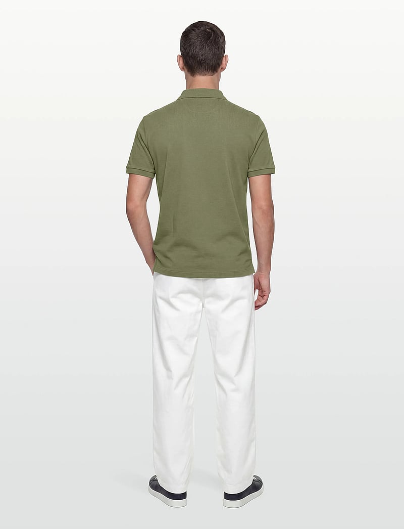 Gant - INTERLOCK SS POLO - kurzärmelig - dry herb green - 4
