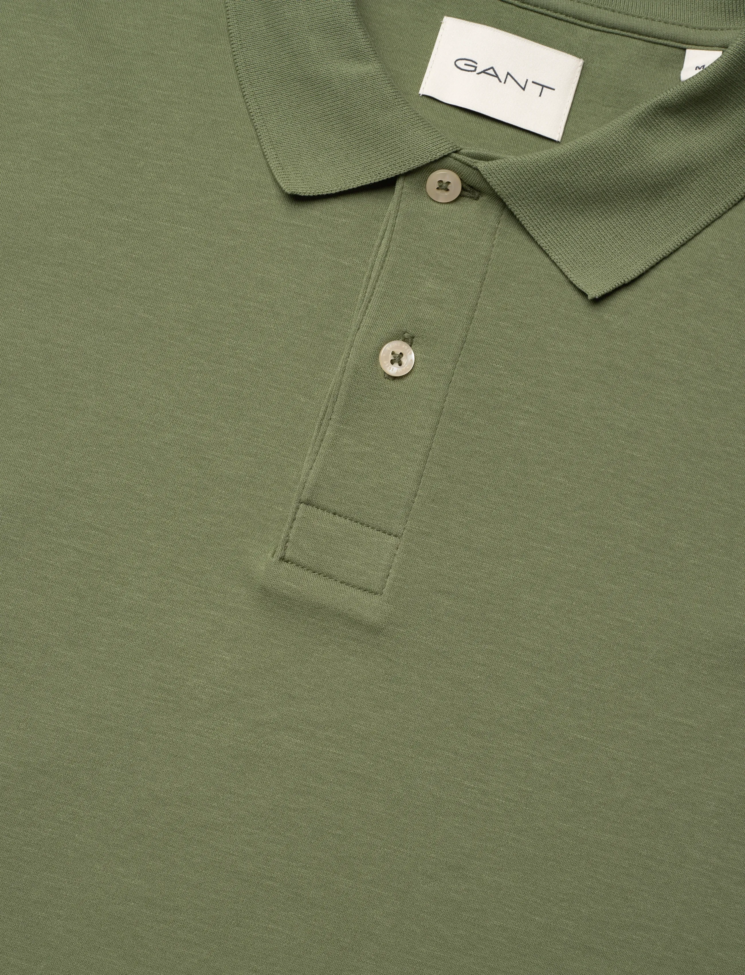 Gant - INTERLOCK SS POLO - short-sleeved polos - dry herb green - 5