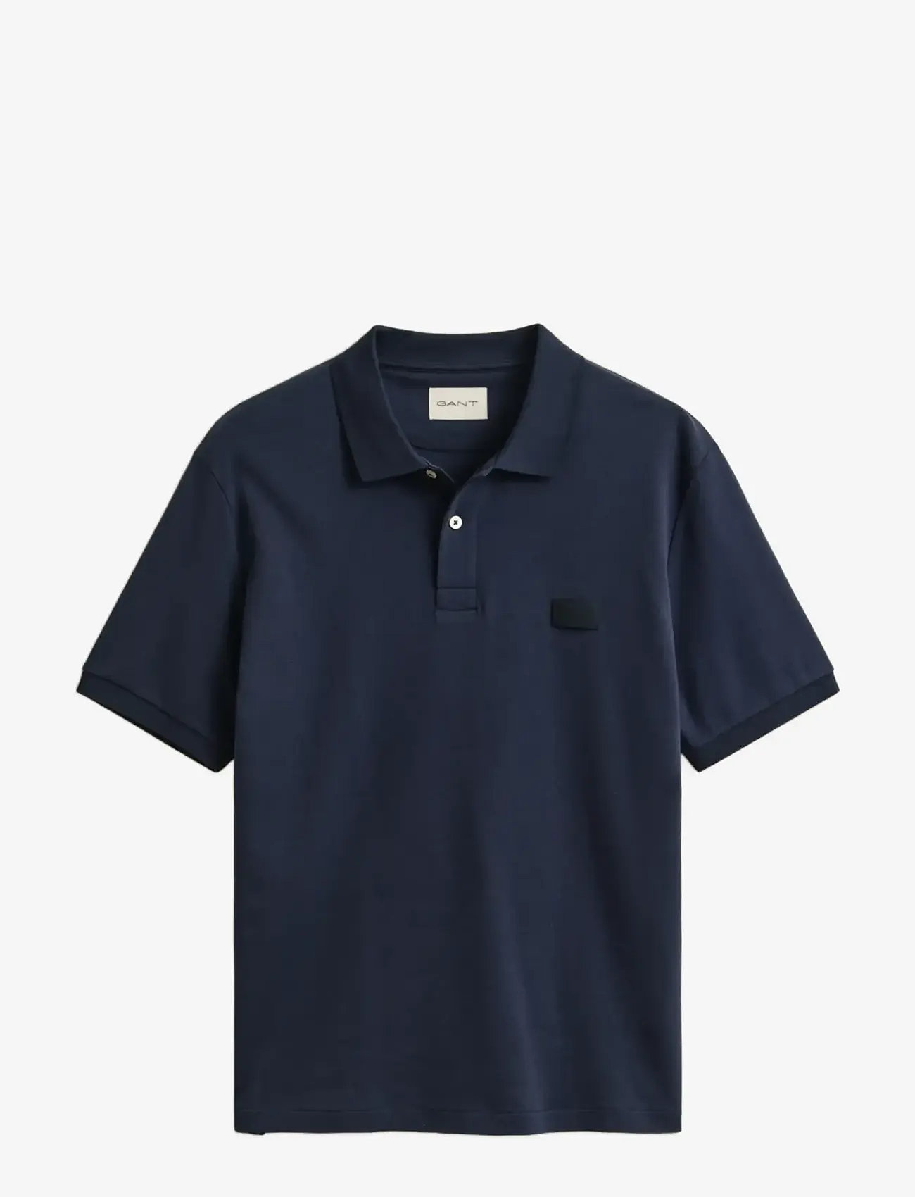 GANT - INTERLOCK SS POLO - kortærmede poloer - evening blue - 1