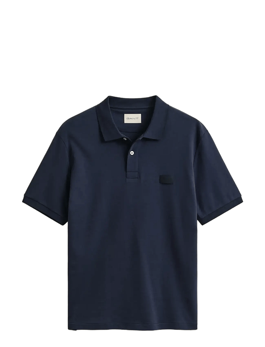 Gant - INTERLOCK SS POLO - kurzärmelig - evening blue - 1
