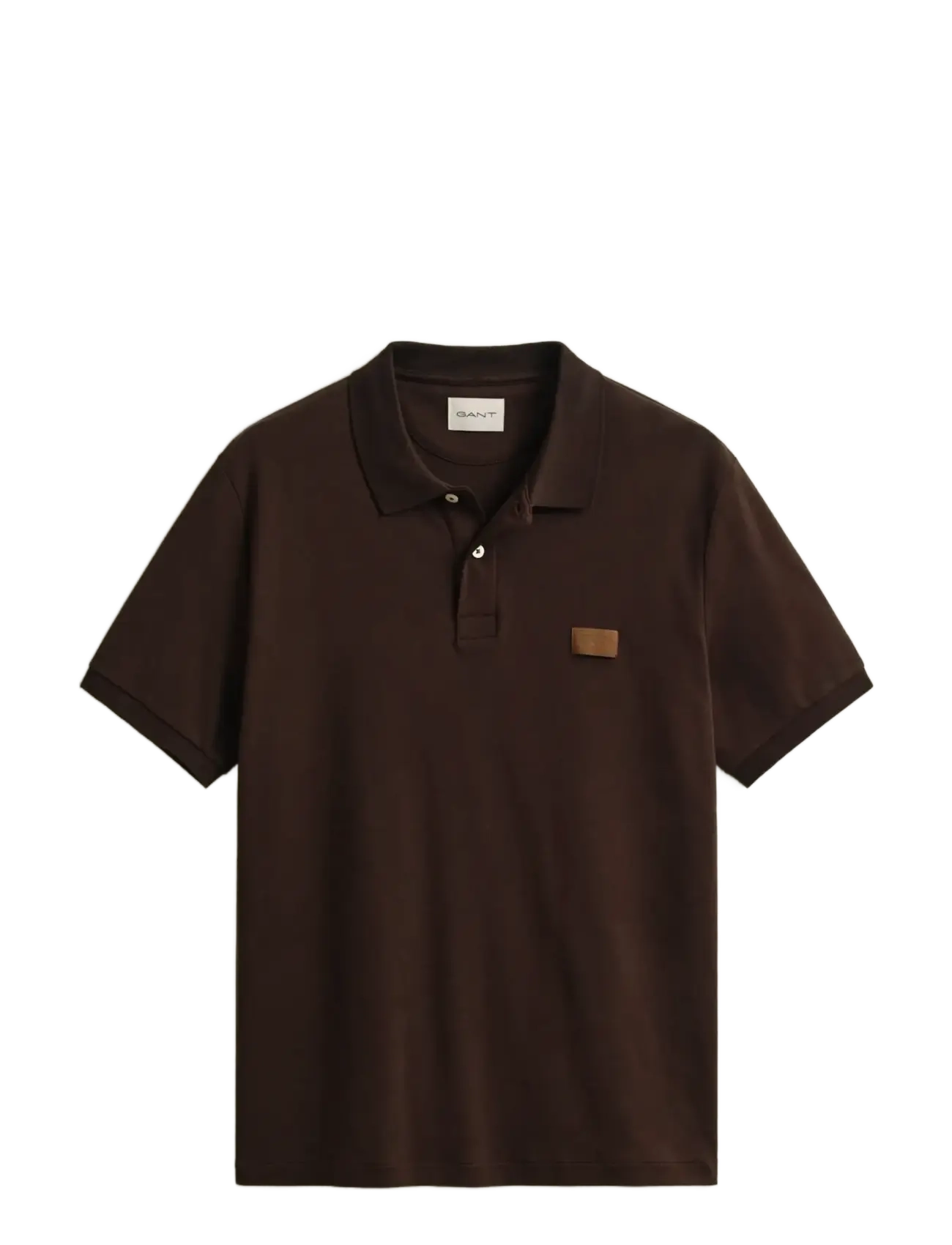GANT Interlock Ss Polo Braun - L - Herren