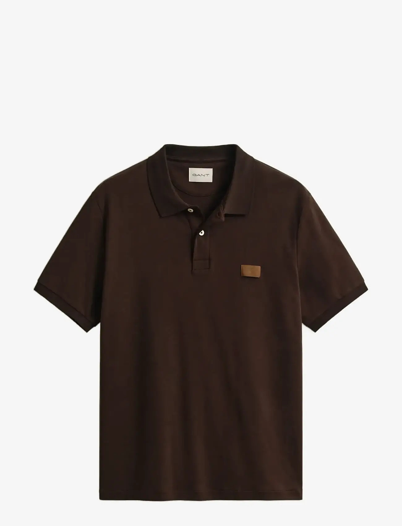 GANT - INTERLOCK SS POLO - kortærmede poloer - mahogany brown - 1