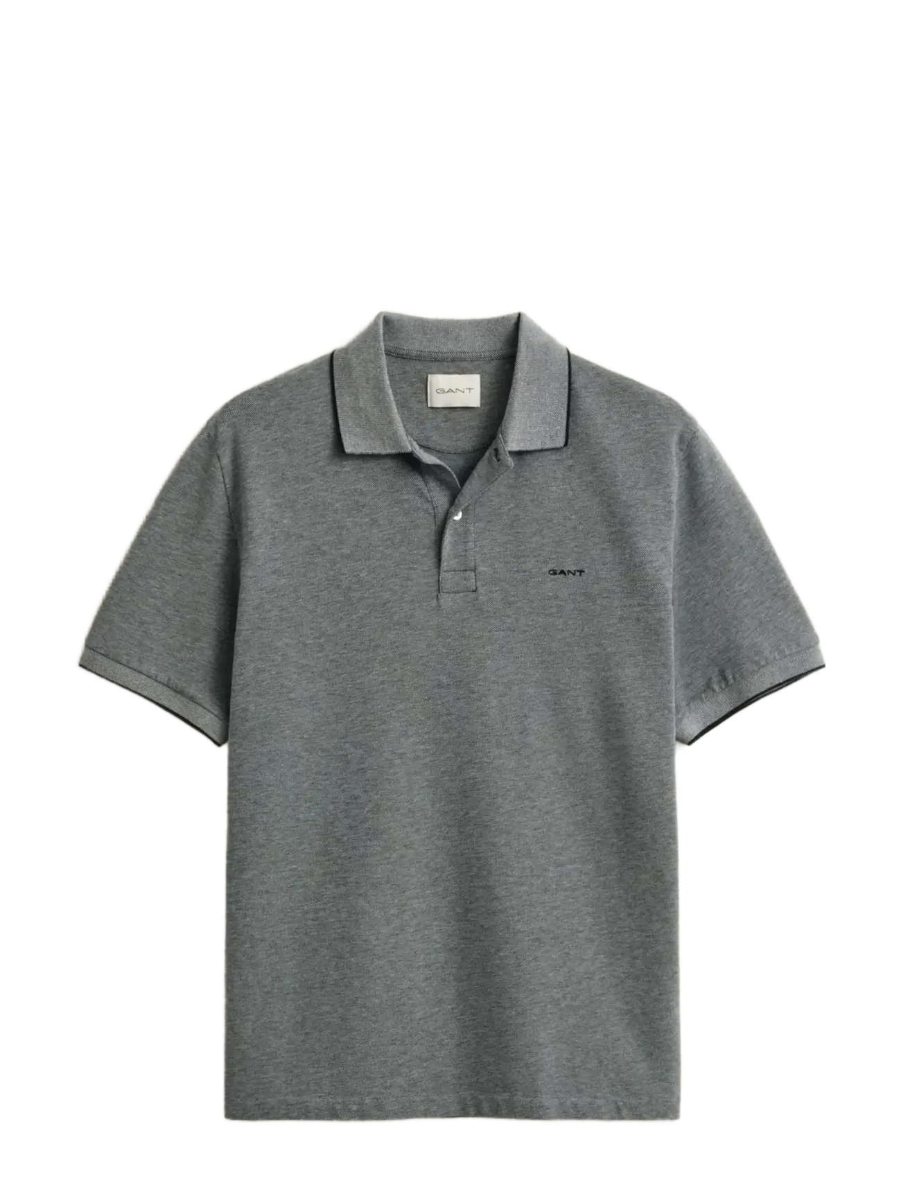 Gant 2 TONE SS POLO - Pikéer - EVENING BLUE / grey
