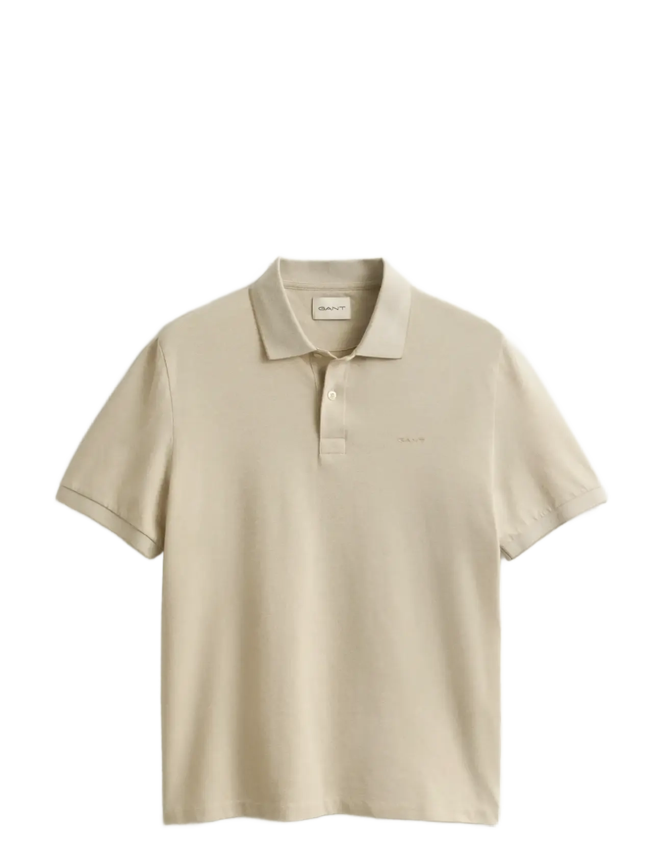 GANT 2 TONE SS POLO - Poloskjorter - OAT BEIGE / beige