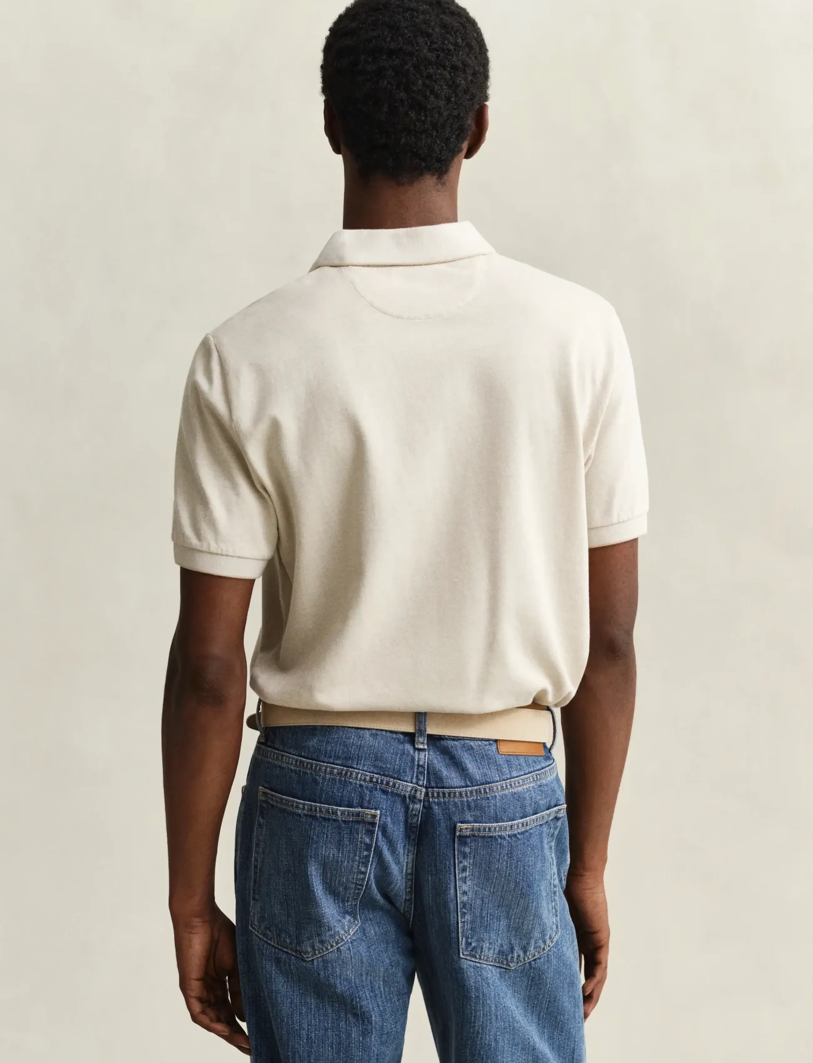 Gant - 2 TONE SS POLO - kortærmede poloer - oat beige - 2