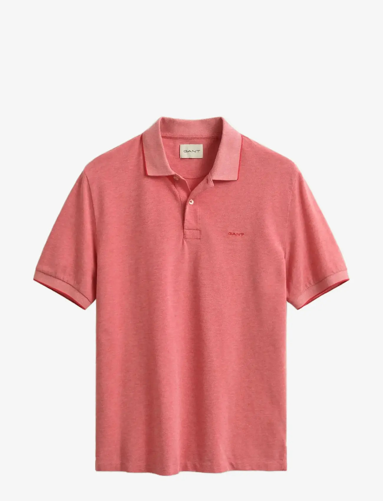Gant - 2 TONE SS POLO - polo marškinėliai trumpomis rankovėmis - rose red - 1