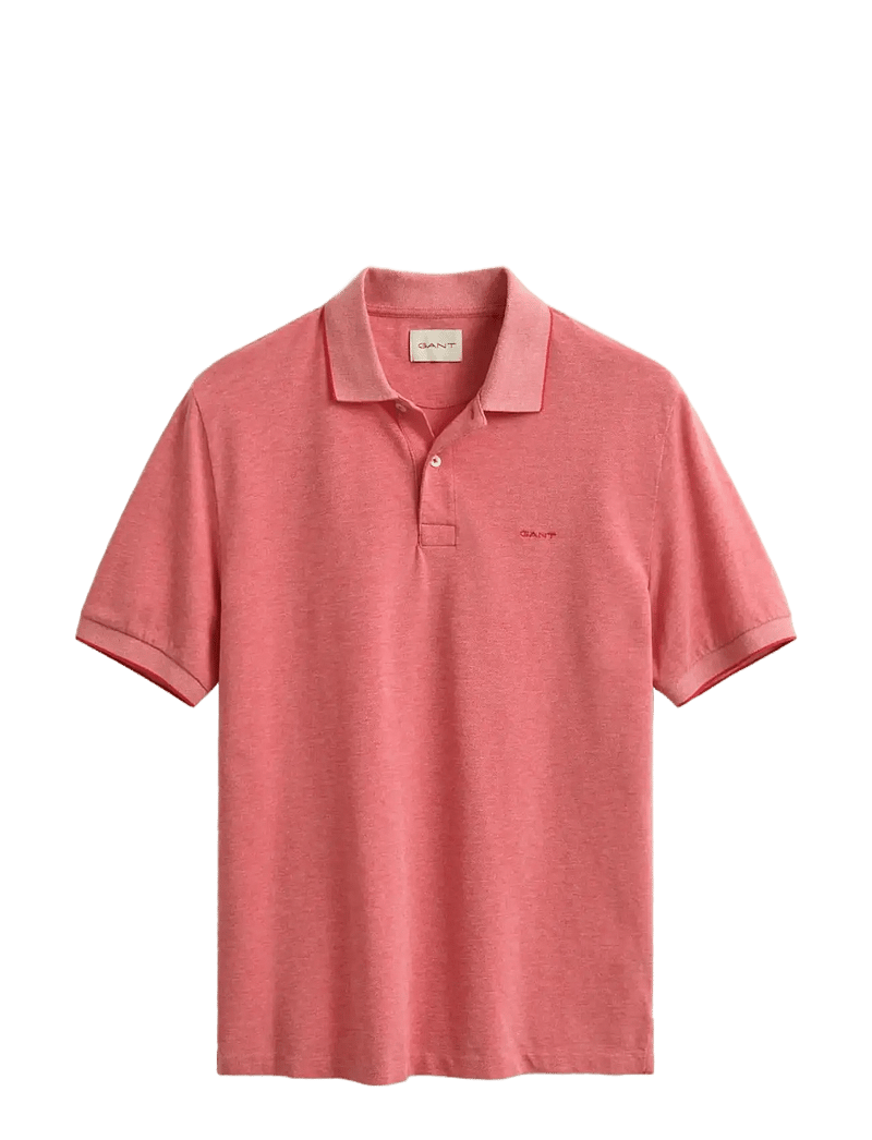 Gant - 2 TONE SS POLO - polo marškinėliai trumpomis rankovėmis - rose red - 1