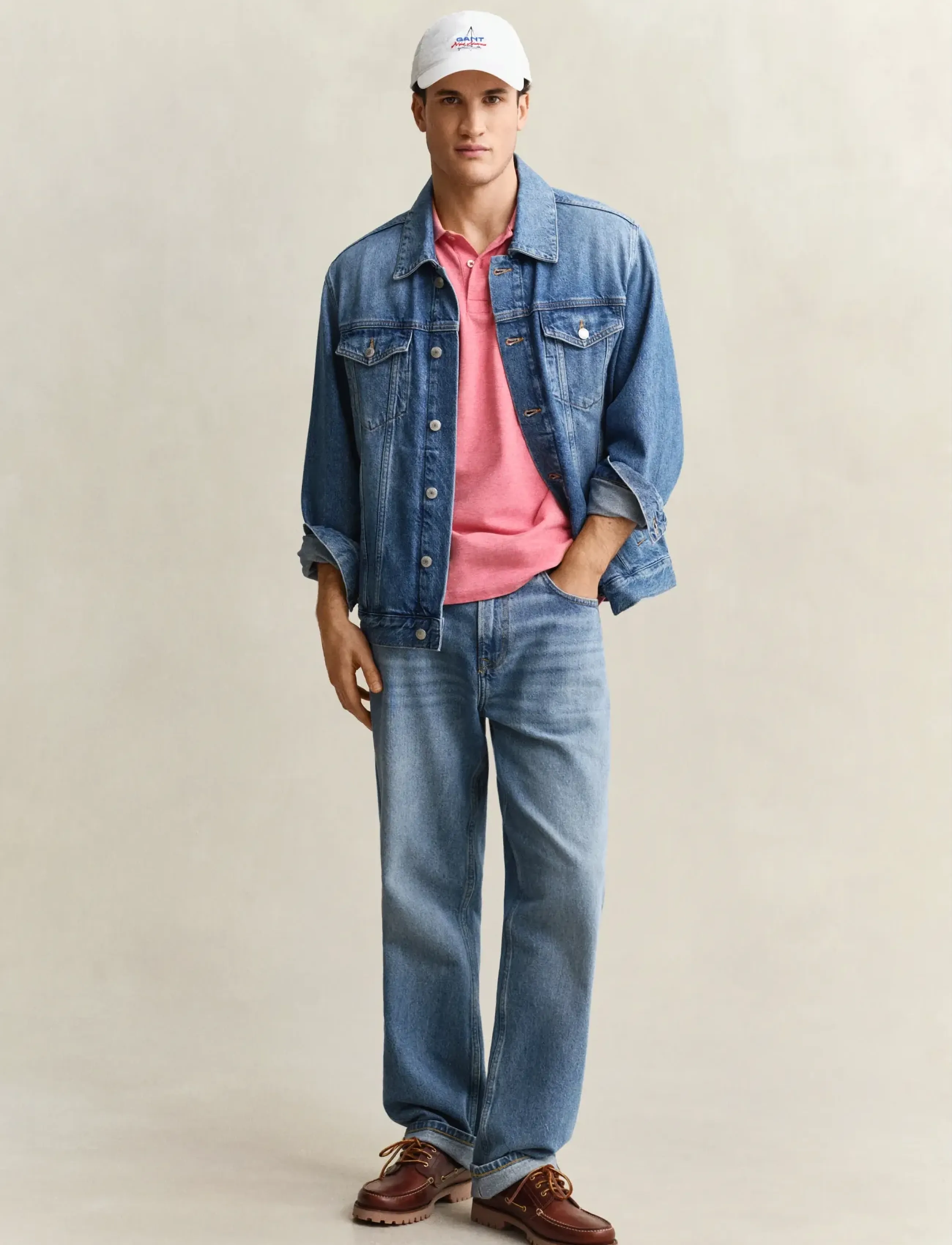 Gant - 2 TONE SS POLO - polo krekli ar īsām piedurknēm - rose red - 4