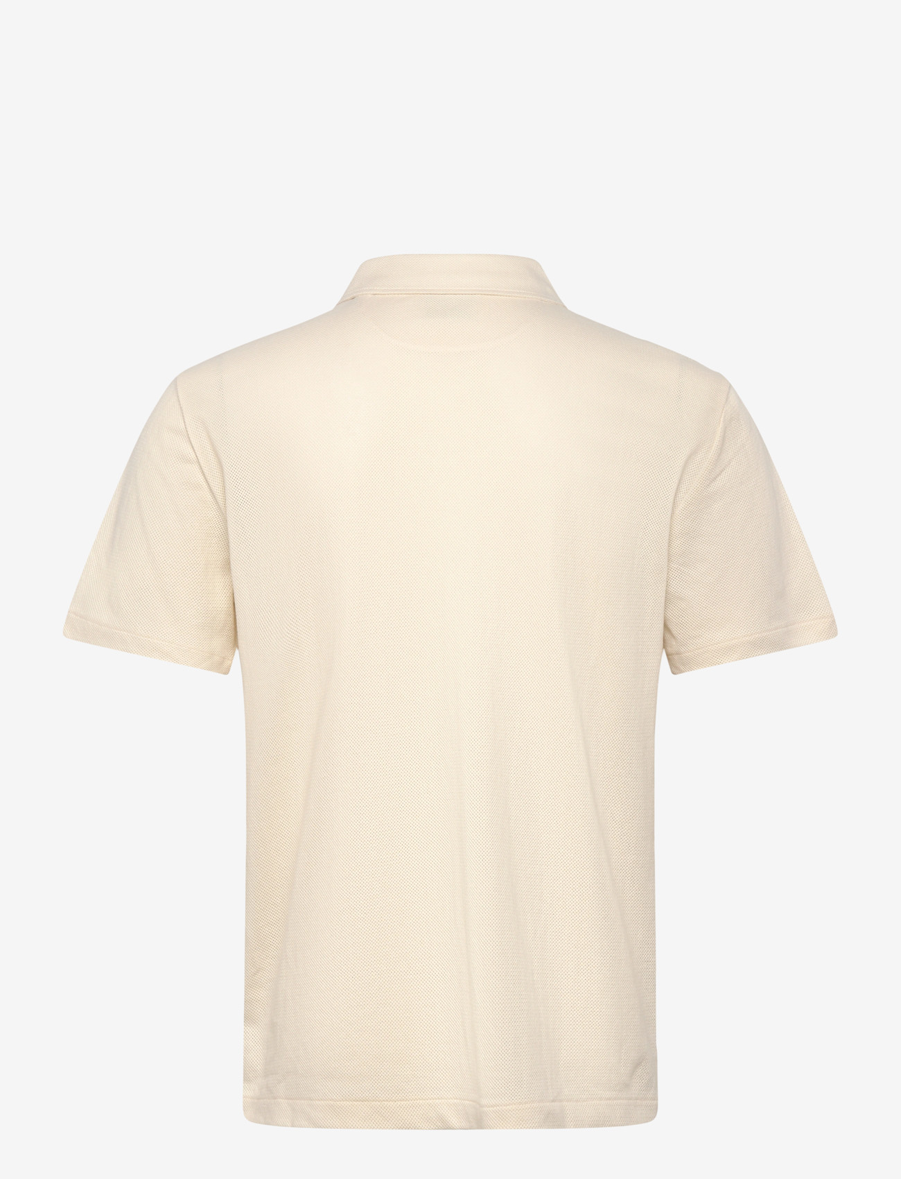 Gant - TEXTURE SS POLO - kortærmede poloer - creamed white - 2