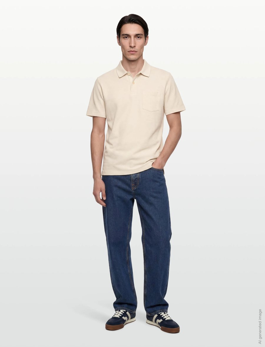 Gant - TEXTURE SS POLO - kortärmade pikéer - creamed white - 0