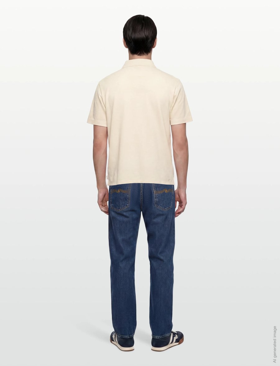 Gant - TEXTURE SS POLO - kortärmade pikéer - creamed white - 4