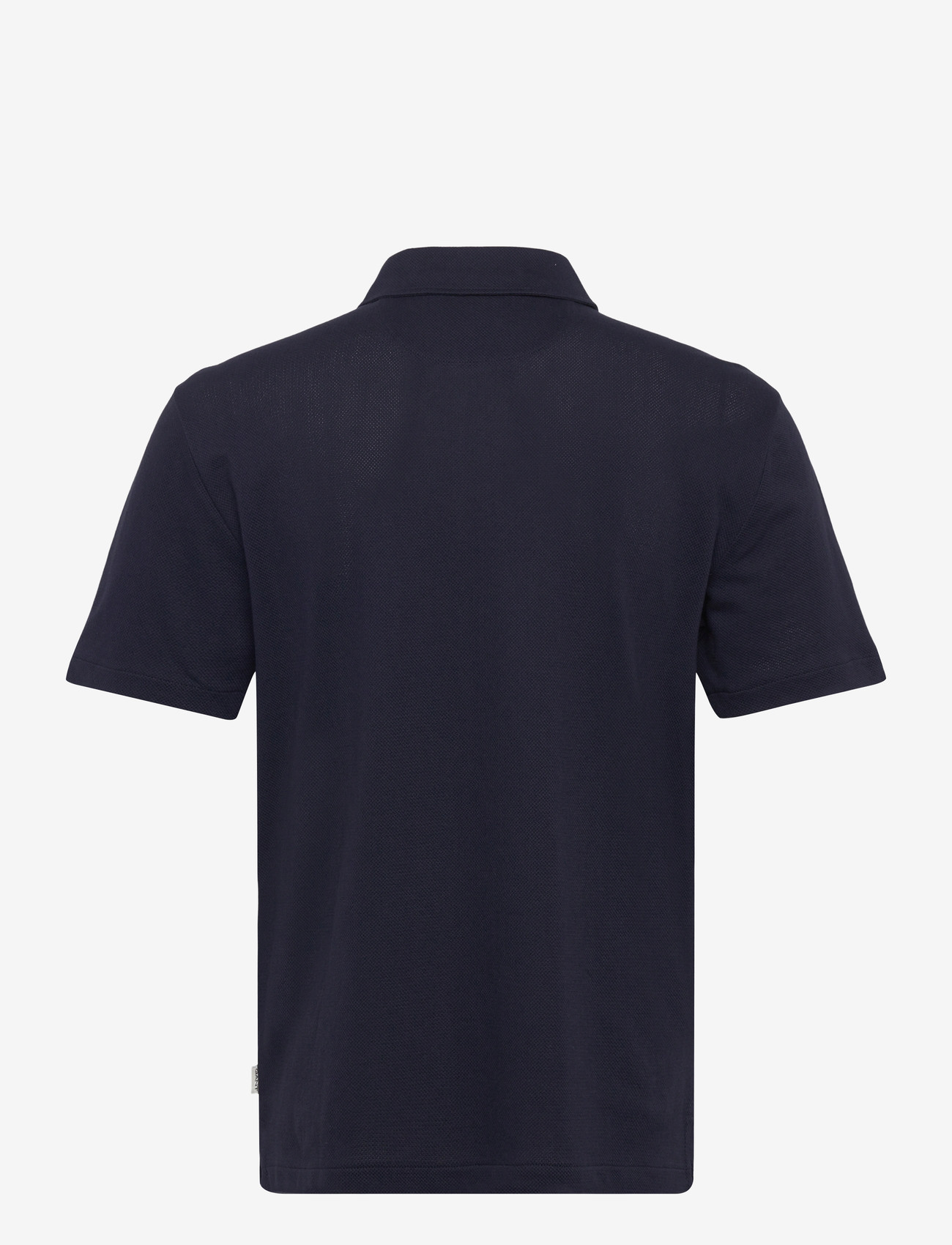 Gant - TEXTURE SS POLO - kortärmade pikéer - evening blue - 2