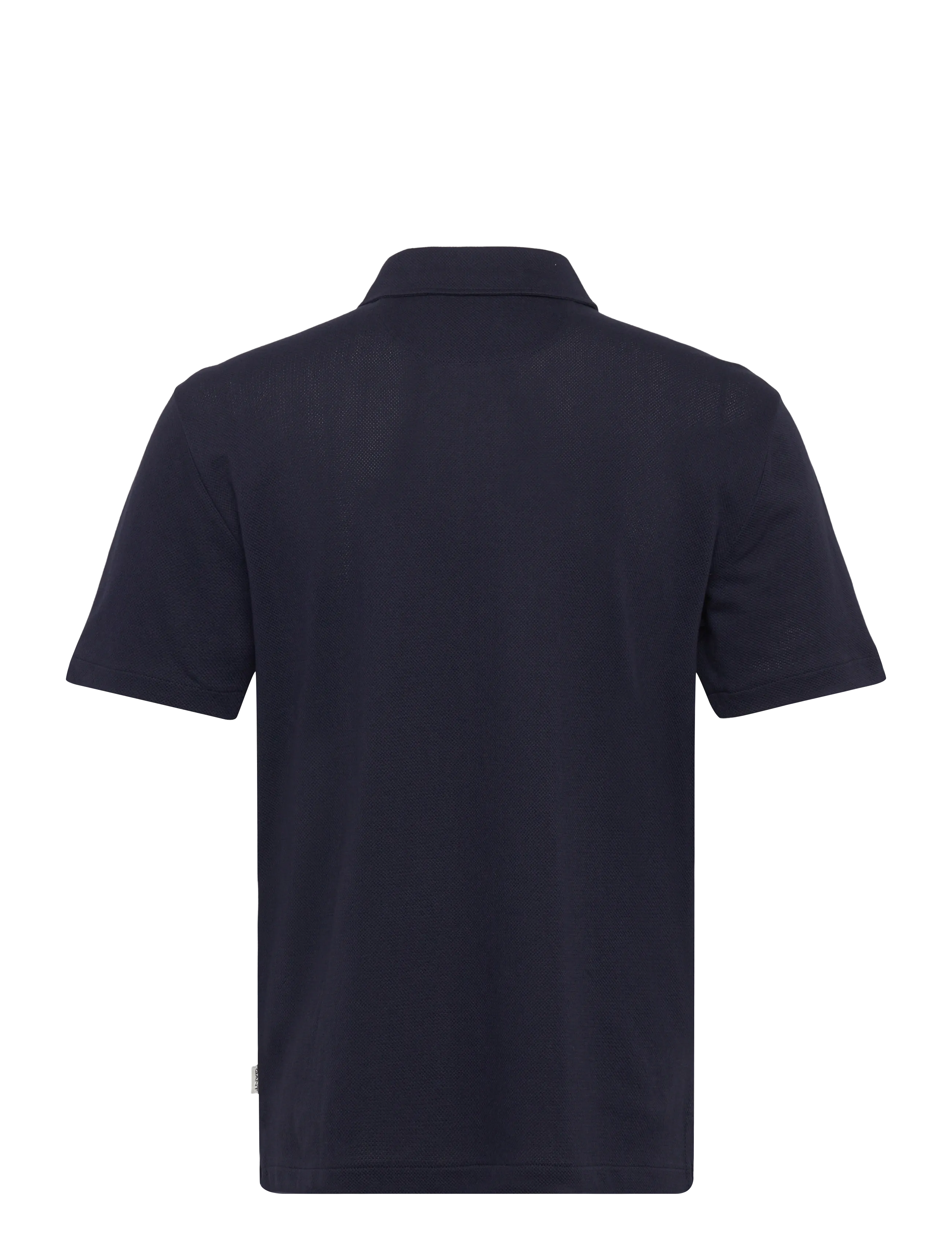 Gant - TEXTURE SS POLO - kortärmade pikéer - evening blue - 2