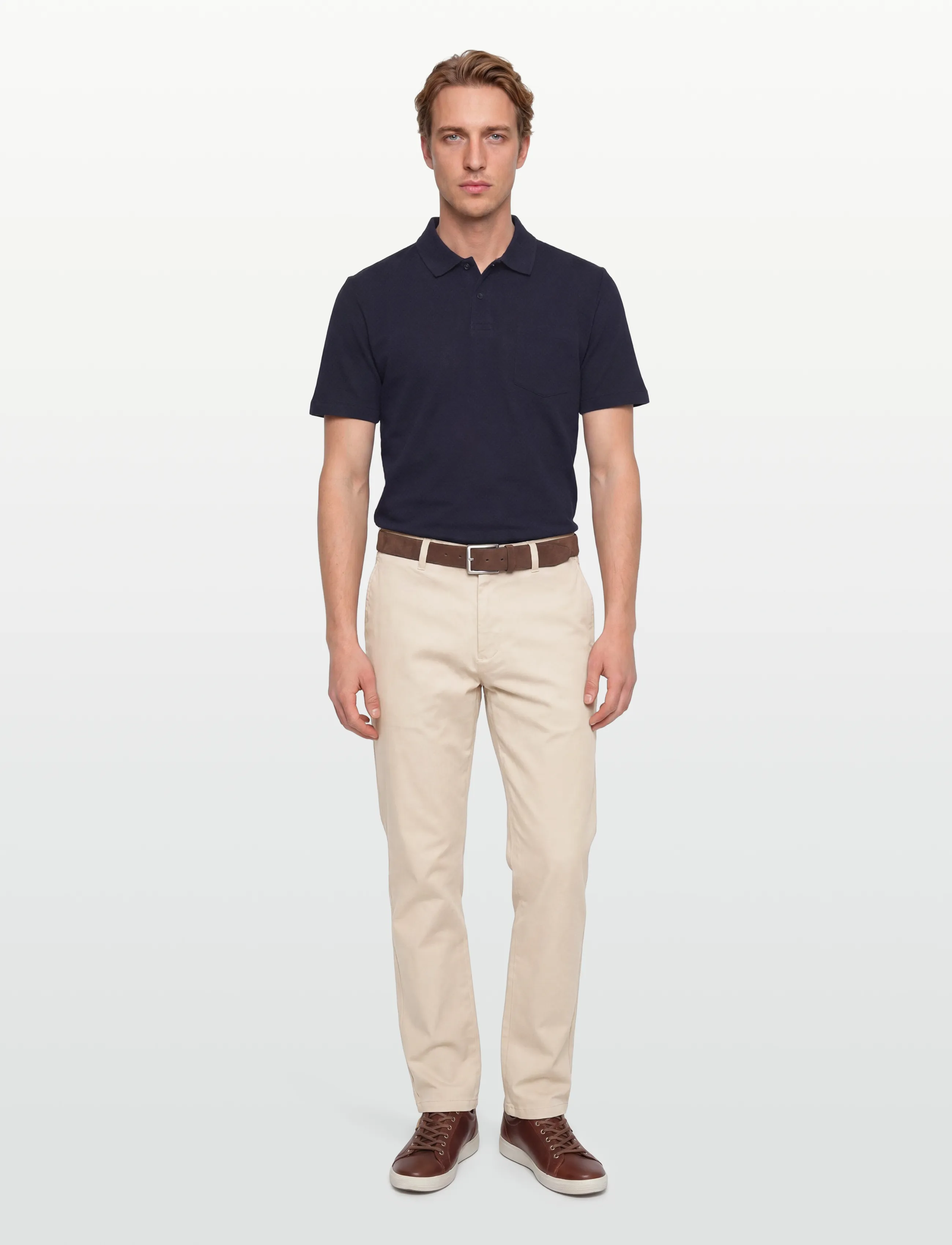 Gant - TEXTURE SS POLO - kortärmade pikéer - evening blue - 0