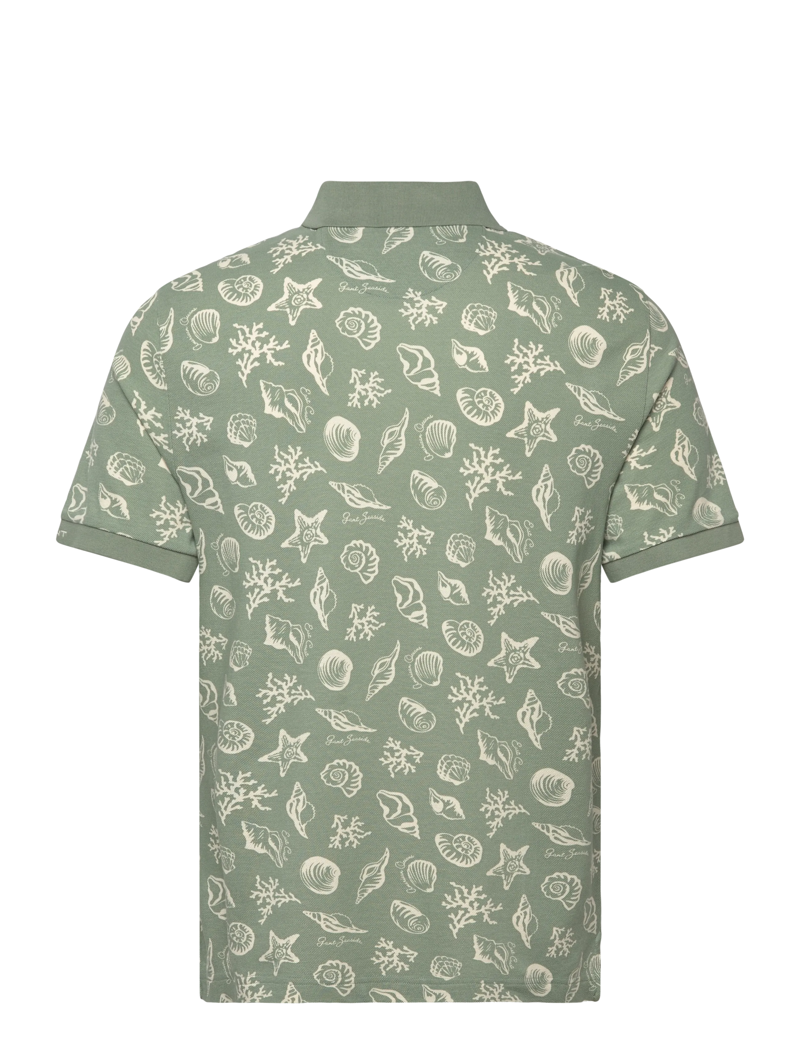 Gant - AOP SS POLO - kortærmede poloer - ceramic grey - 2