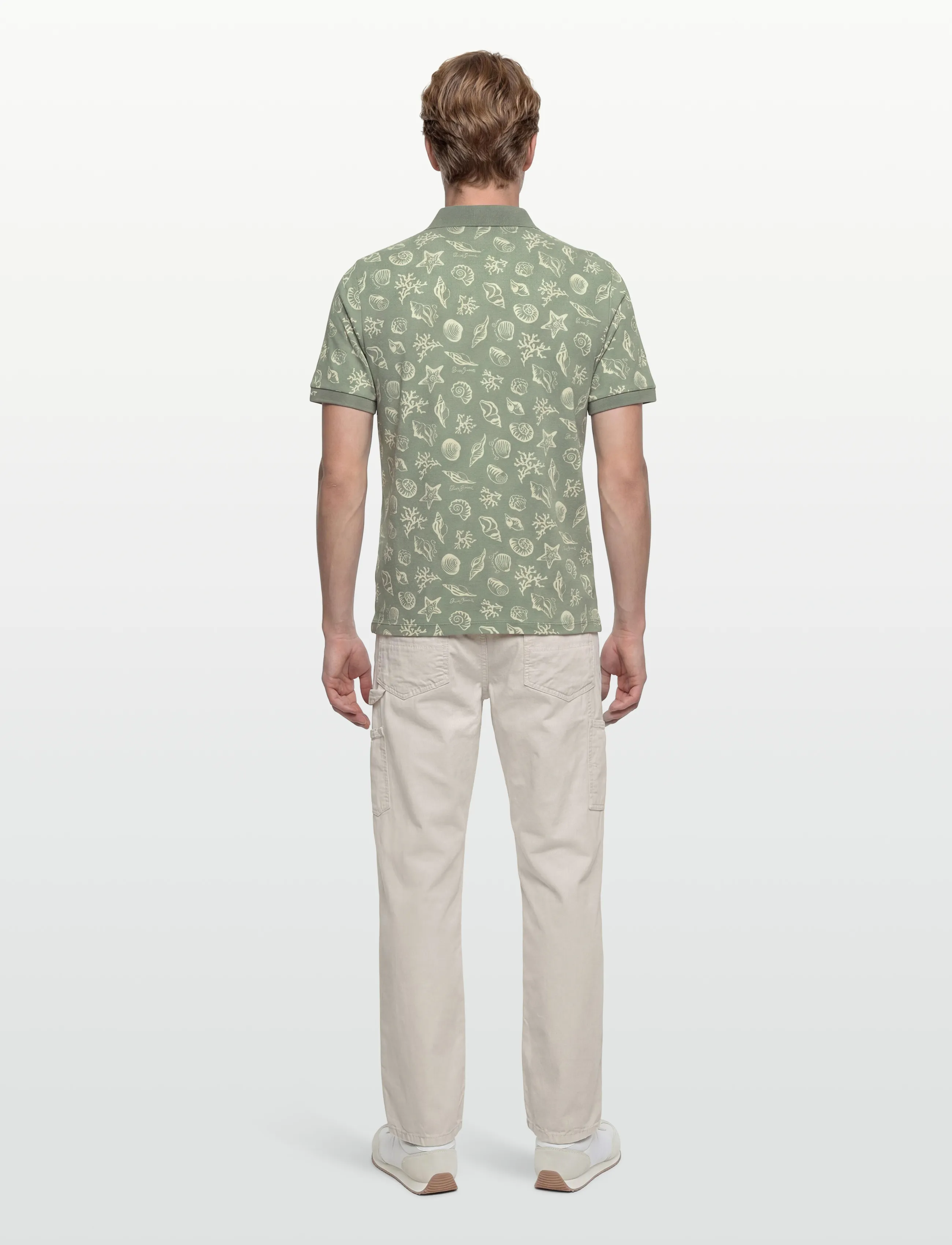 Gant AOP SS Polo pikéer herr – bild 4