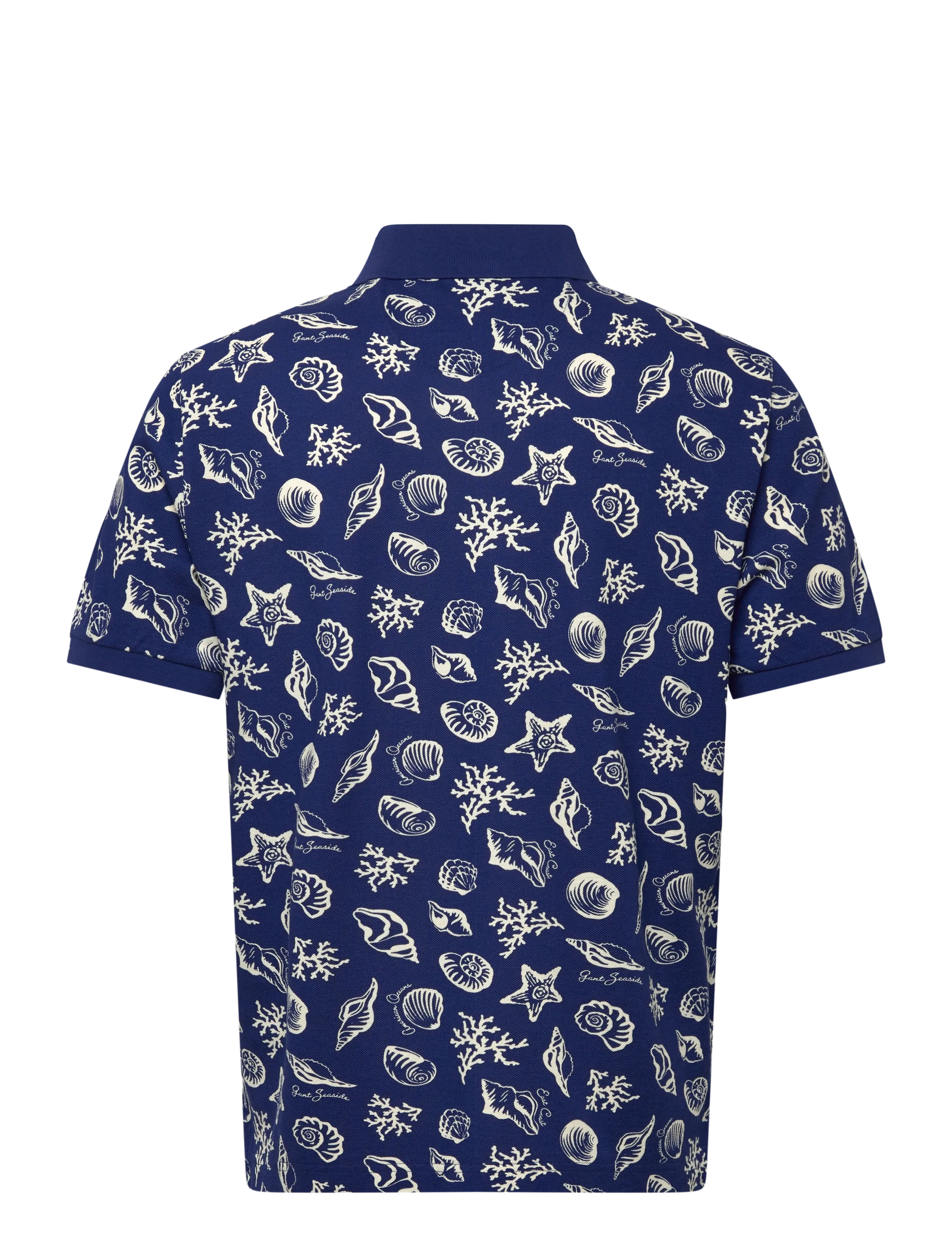 Gant - AOP SS POLO - lühikeste varrukatega polod - rich navy - 2