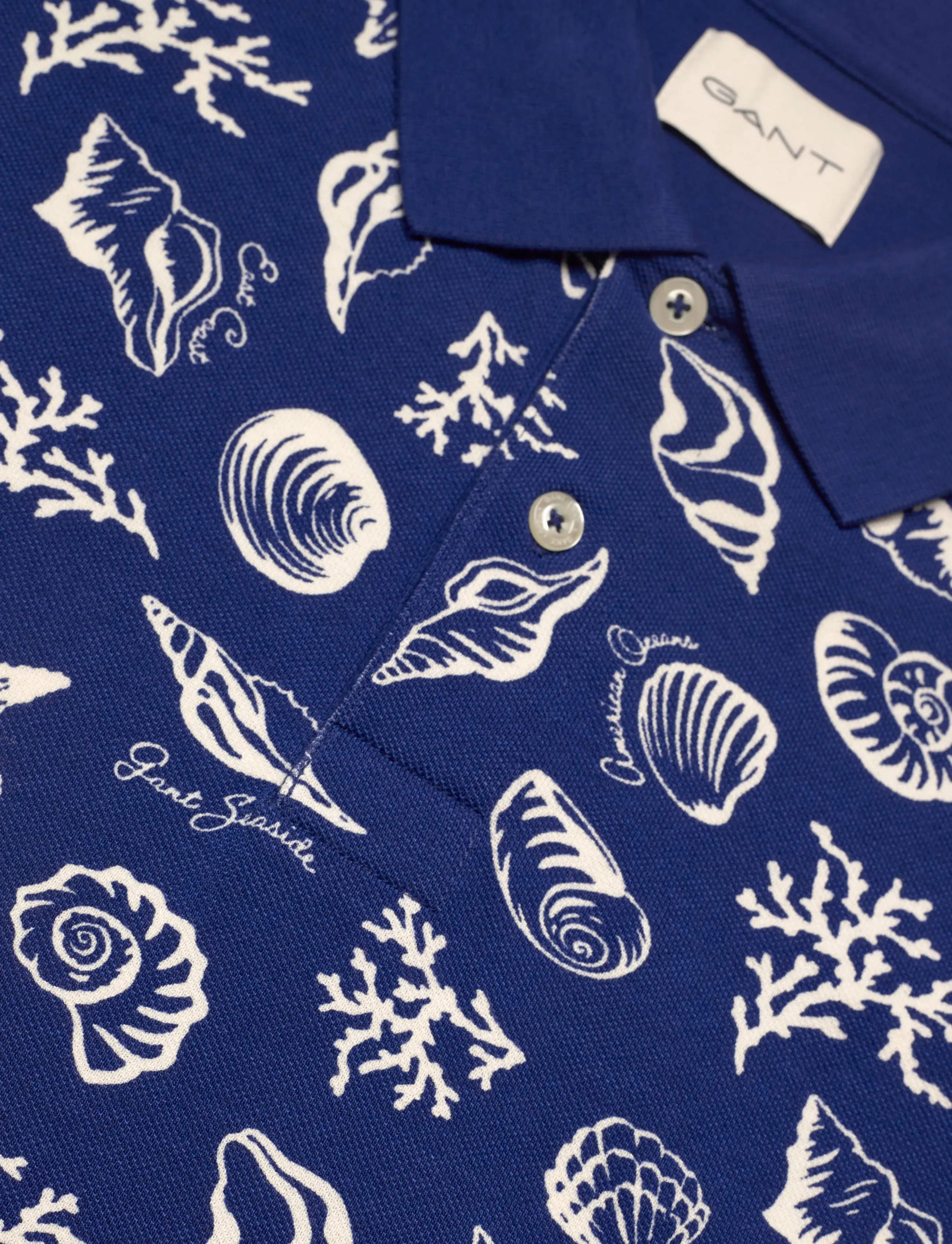 Gant - AOP SS POLO - lühikeste varrukatega polod - rich navy - 5