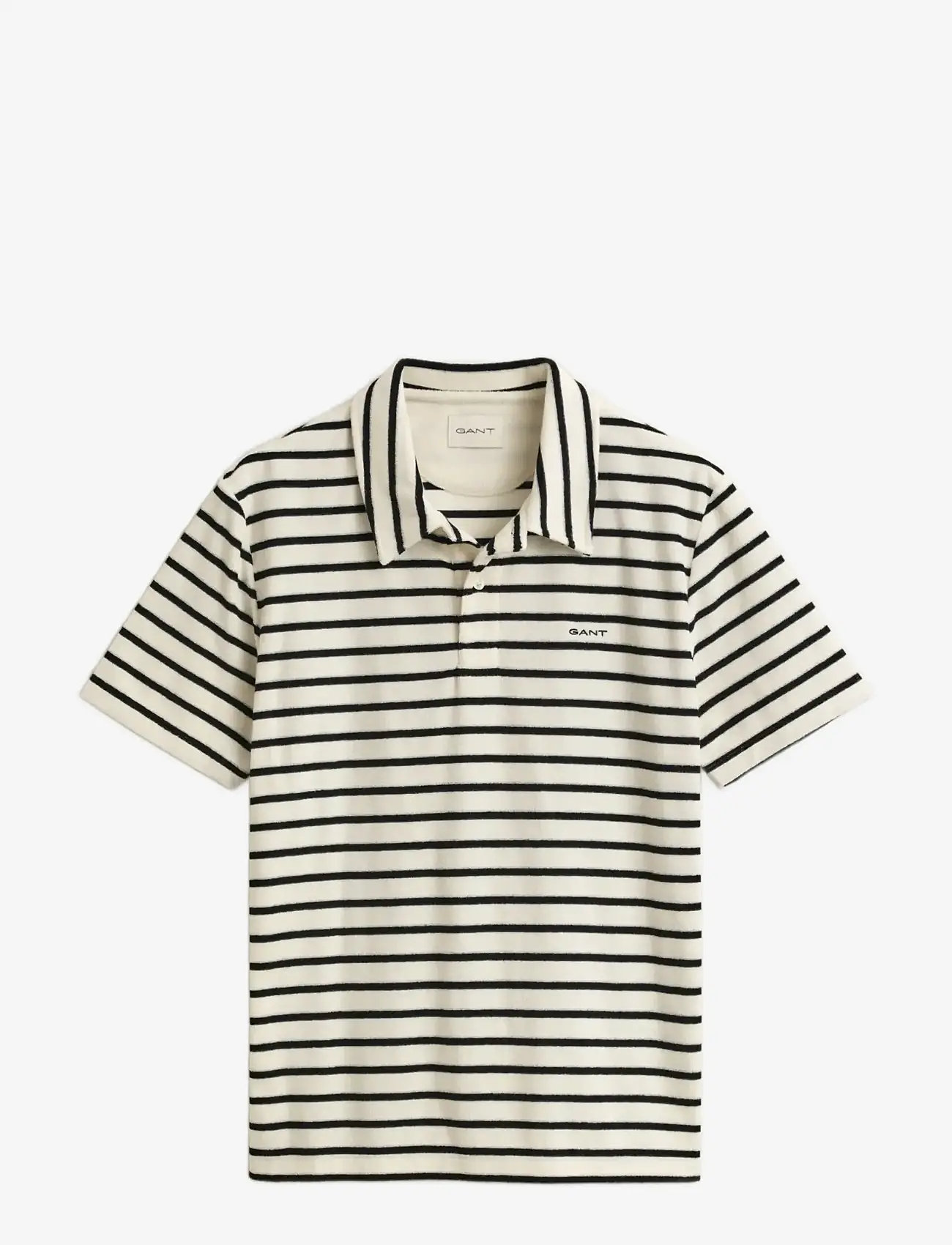 Gant - TOWELLING SS POLO - kortærmede poloer - creamed white - 1