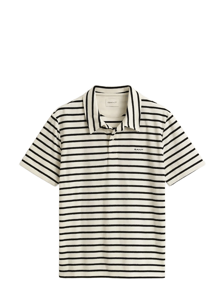 Gant - TOWELLING SS POLO - polos à manches courtes - creamed white - 1