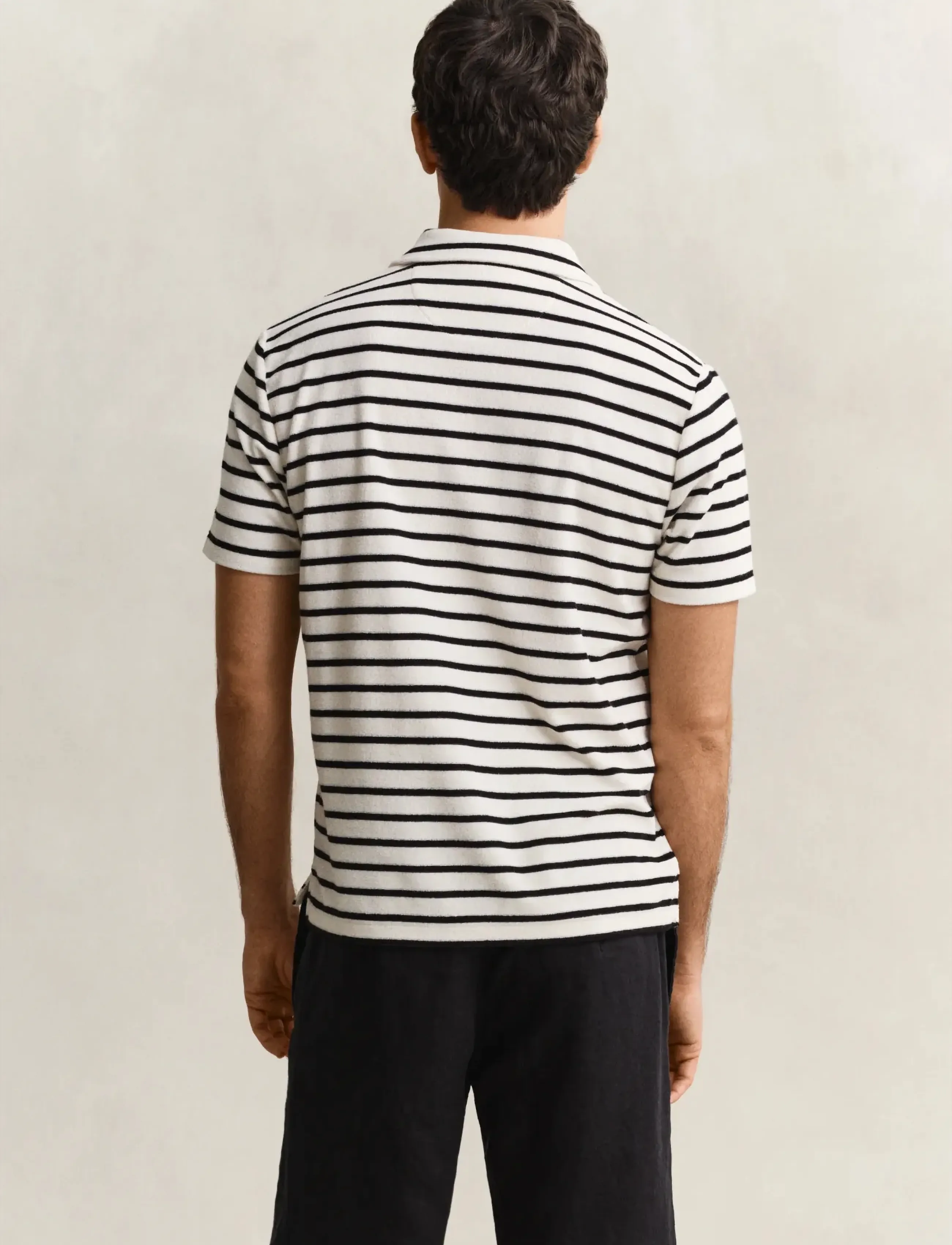 Gant - TOWELLING SS POLO - lühikeste varrukatega polod - creamed white - 2