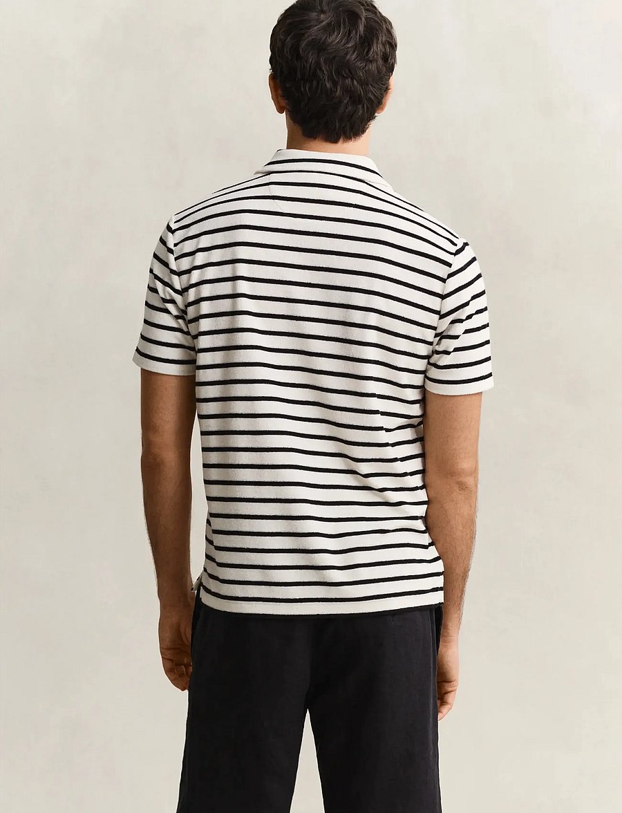 Gant - TOWELLING SS POLO - polos à manches courtes - creamed white - 2