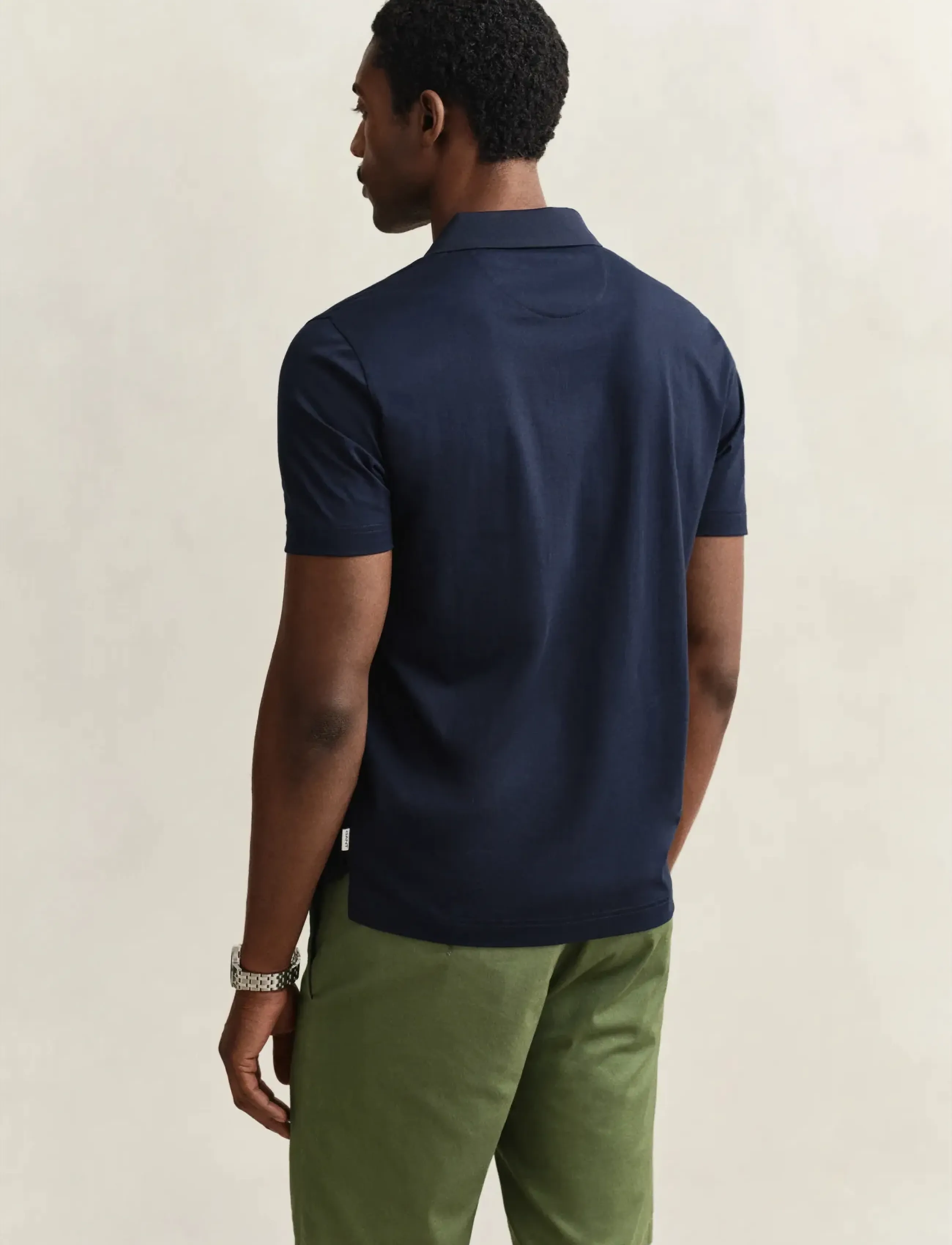 Gant - PIMA SS POLO - lühikeste varrukatega polod - evening blue - 2