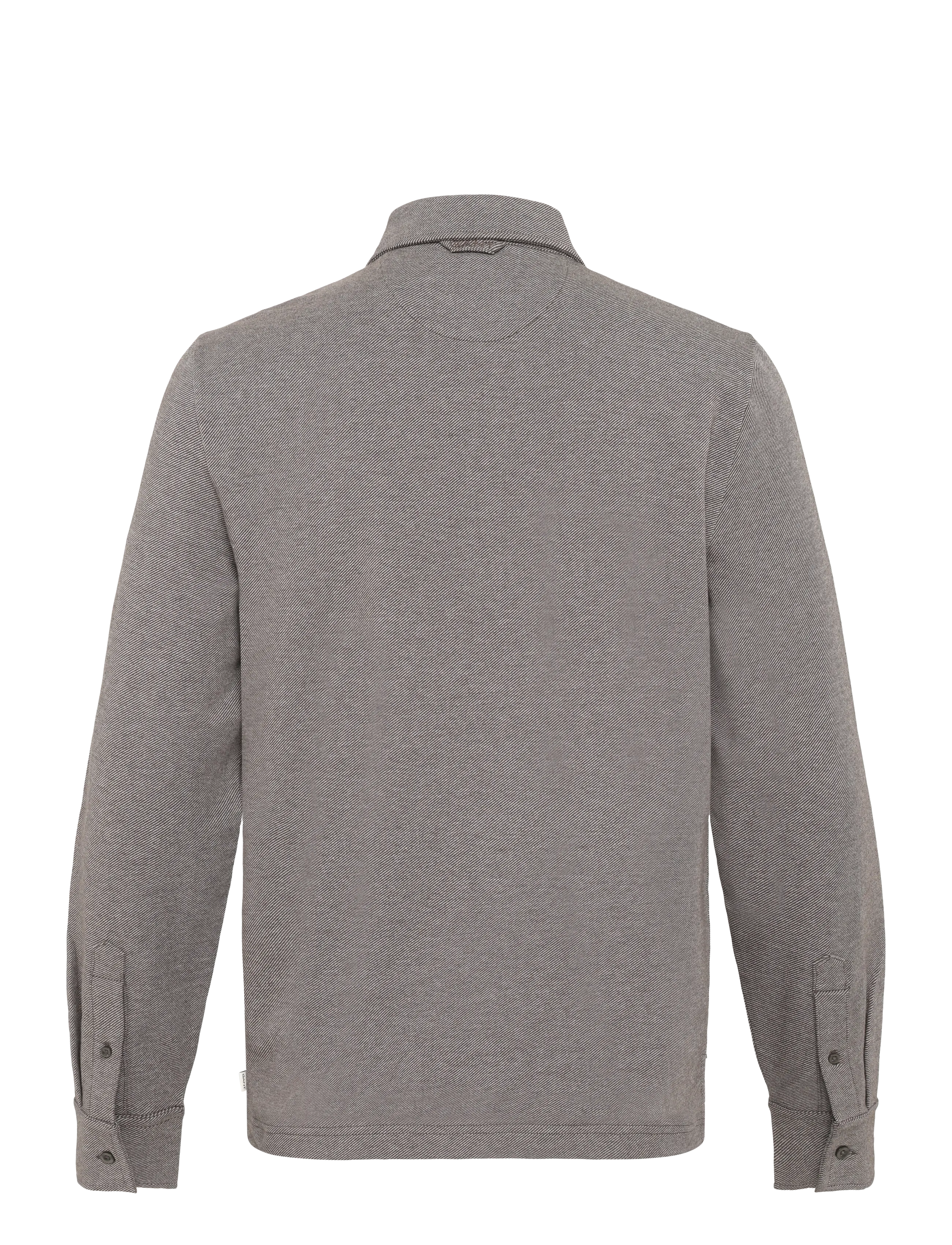 Gant - TWILL LS POLO SHIRT - langærmede poloer - brown melange - 1
