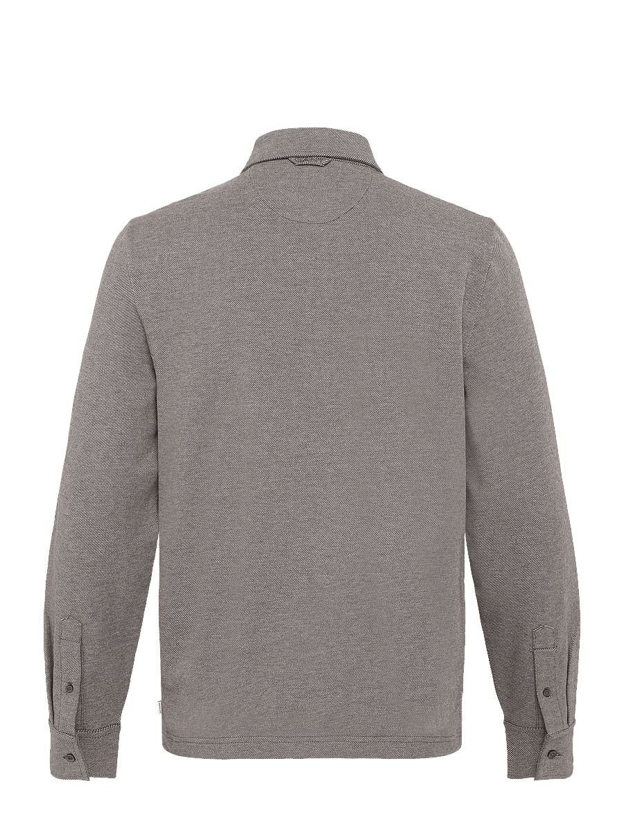 Gant - TWILL LS POLO SHIRT - langærmede poloer - brown melange - 1
