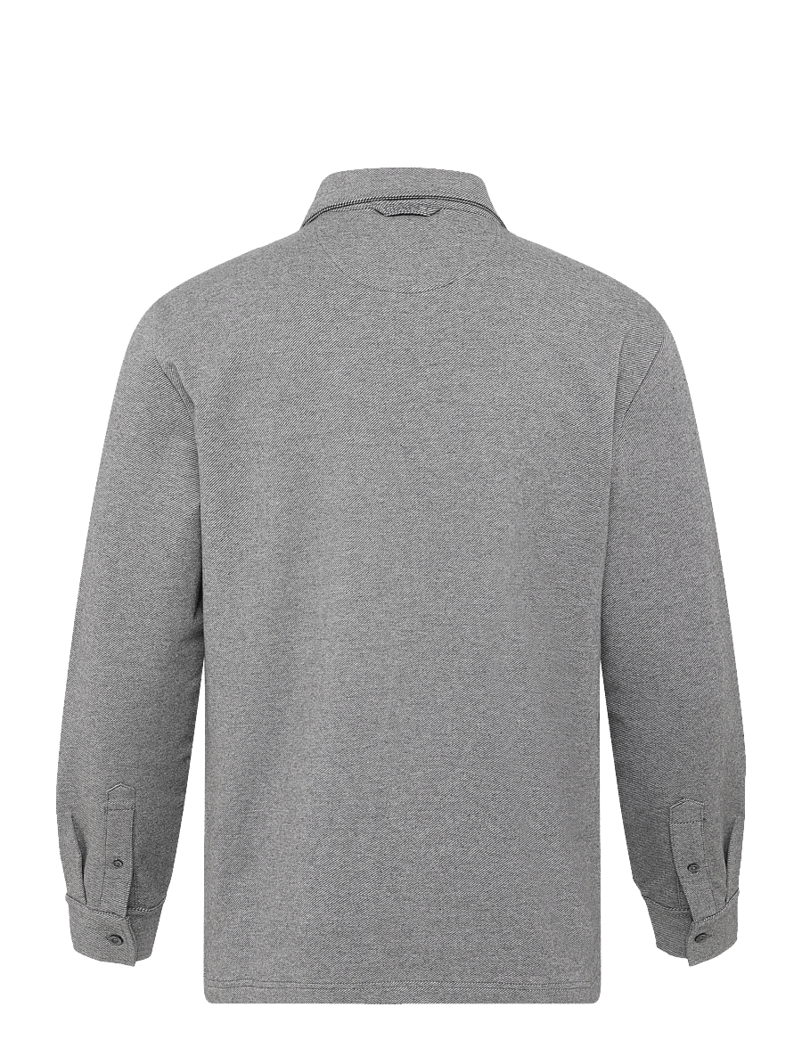 Gant - TWILL LS POLO SHIRT - langærmede poloer - charcoal melange - 1