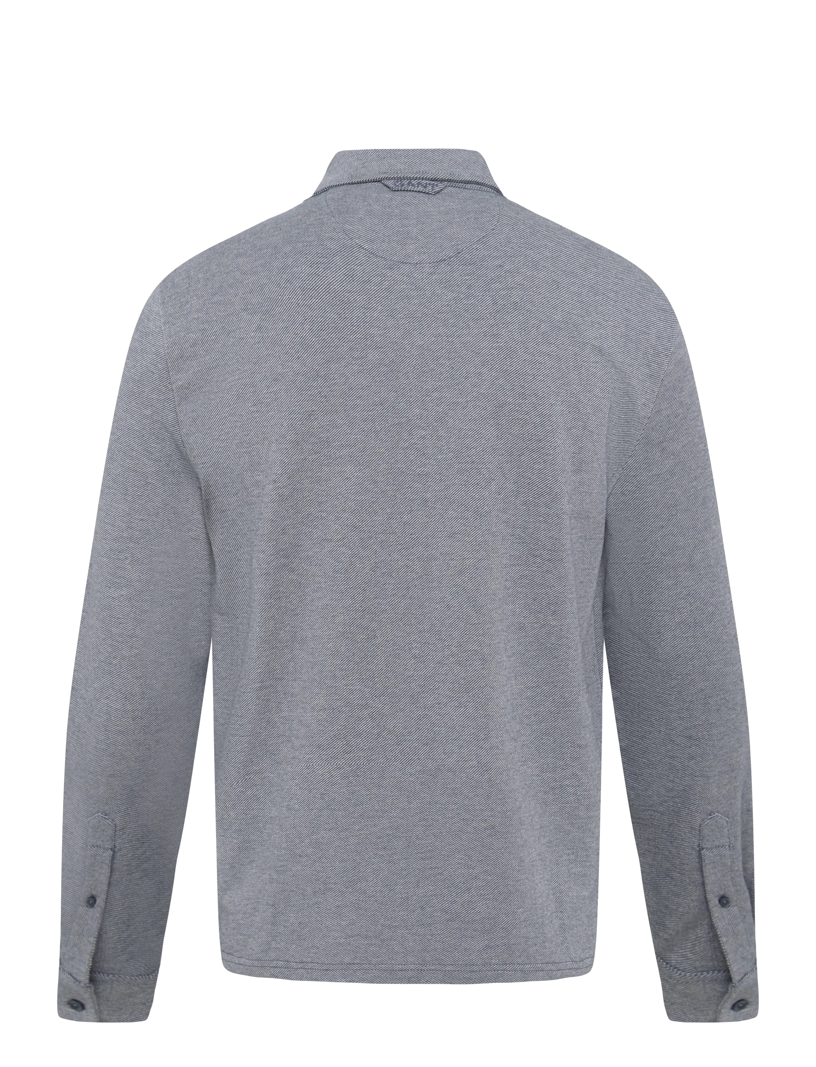 Gant - TWILL LS POLO SHIRT - langærmede poloer - dark indigo melange - 1