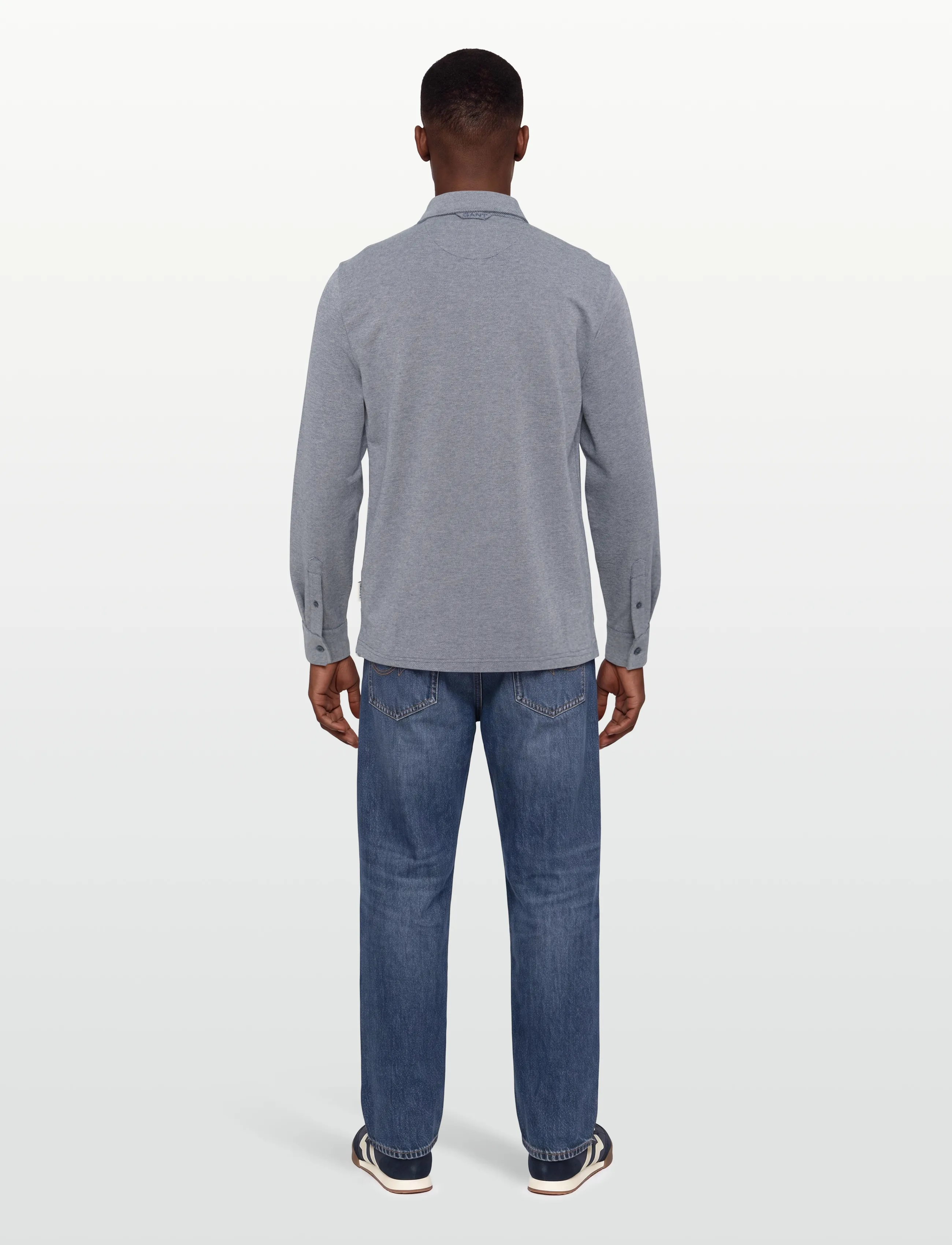 Twill Ls Polo Shirt 3